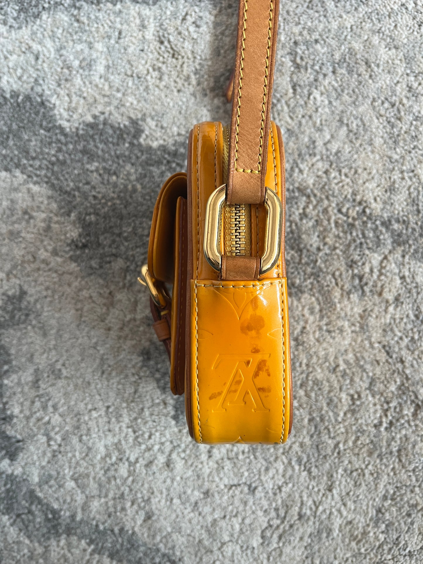 Louis Vuitton SS2000 patent mini crossbody bag