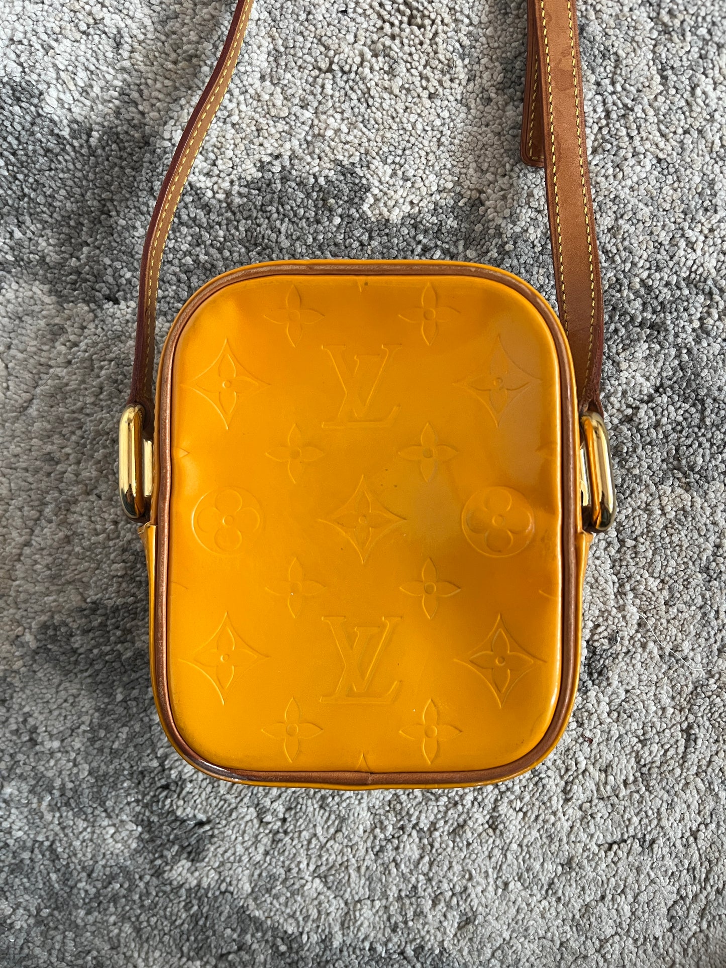 Louis Vuitton SS2000 patent mini crossbody bag