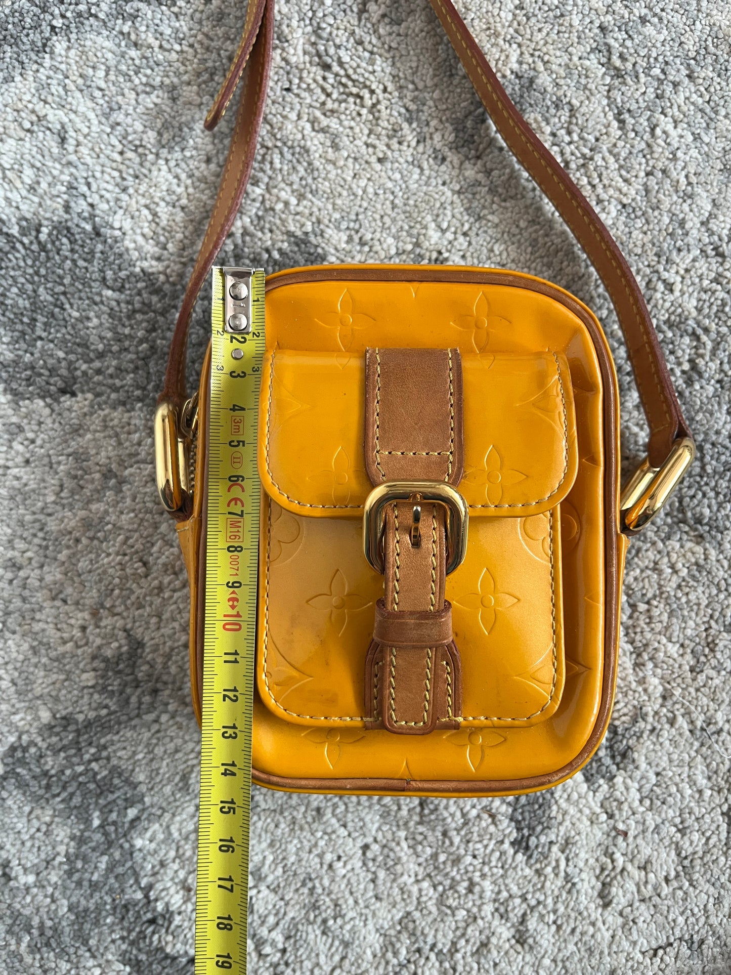 Louis Vuitton SS2000 patent mini crossbody bag