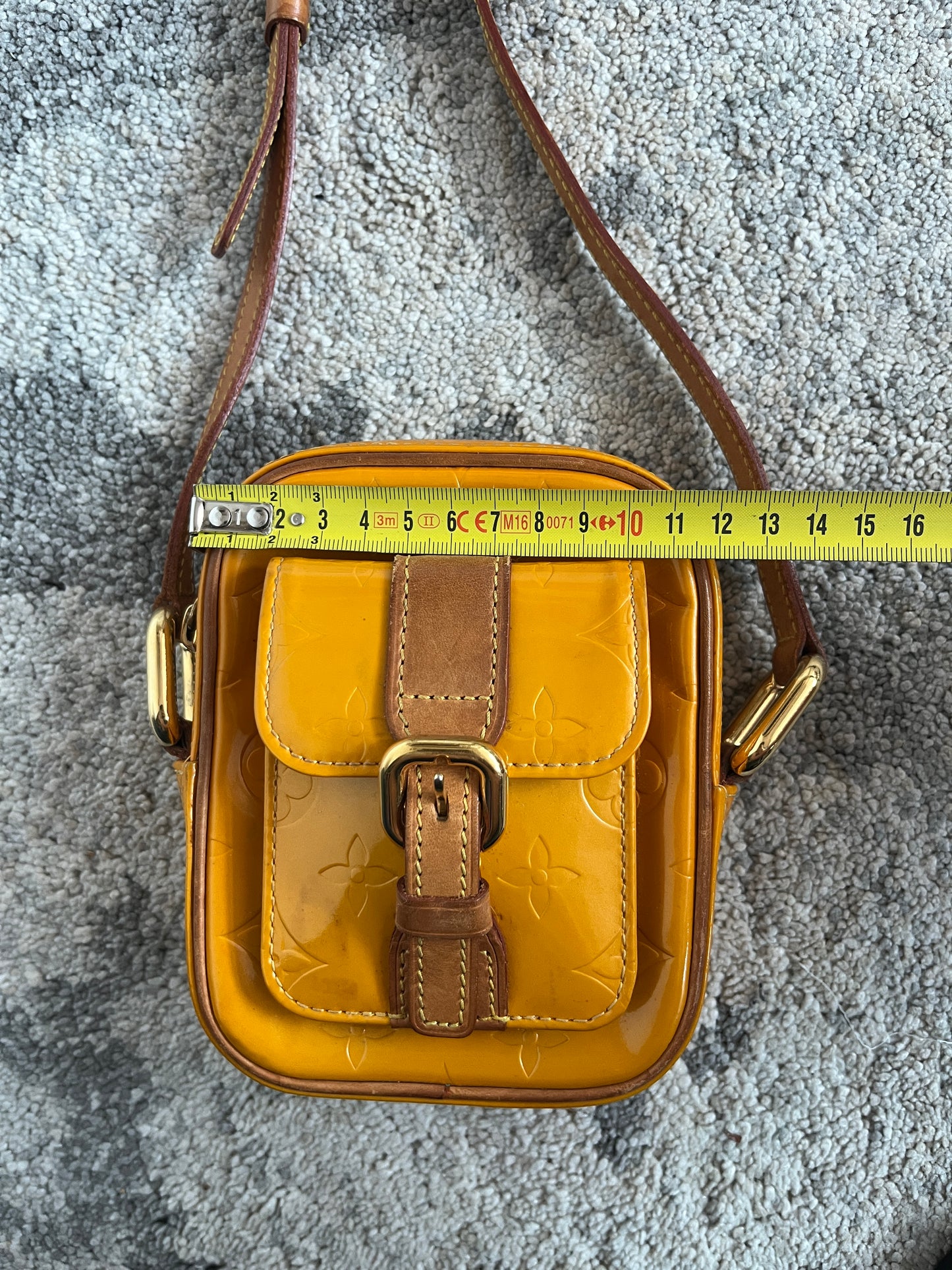 Louis Vuitton SS2000 patent mini crossbody bag