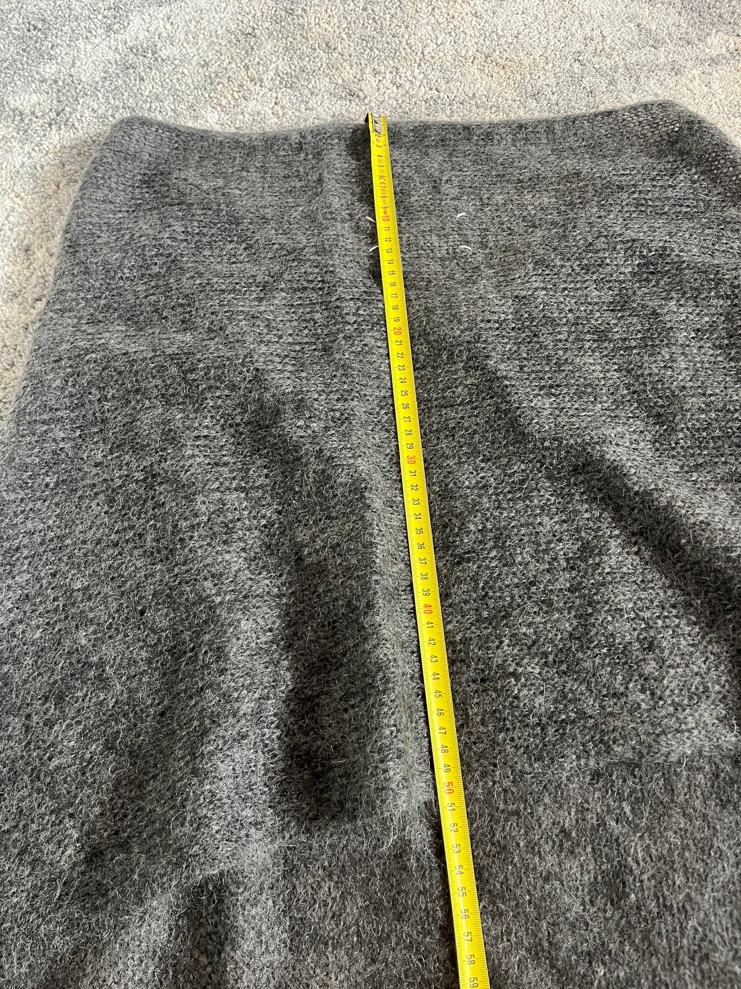 Maison margiela FW2006 white label reconstructed mohair scarf