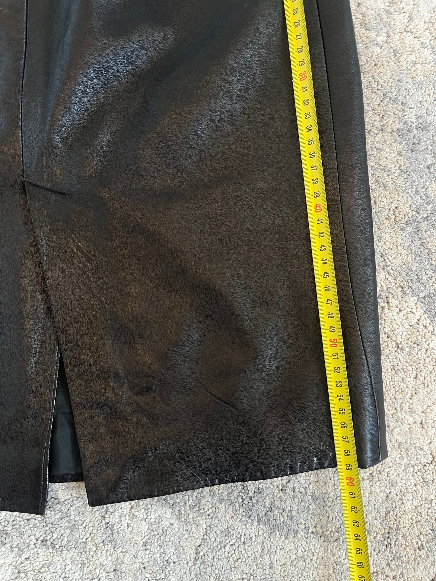 Prada 1999 leather skirt