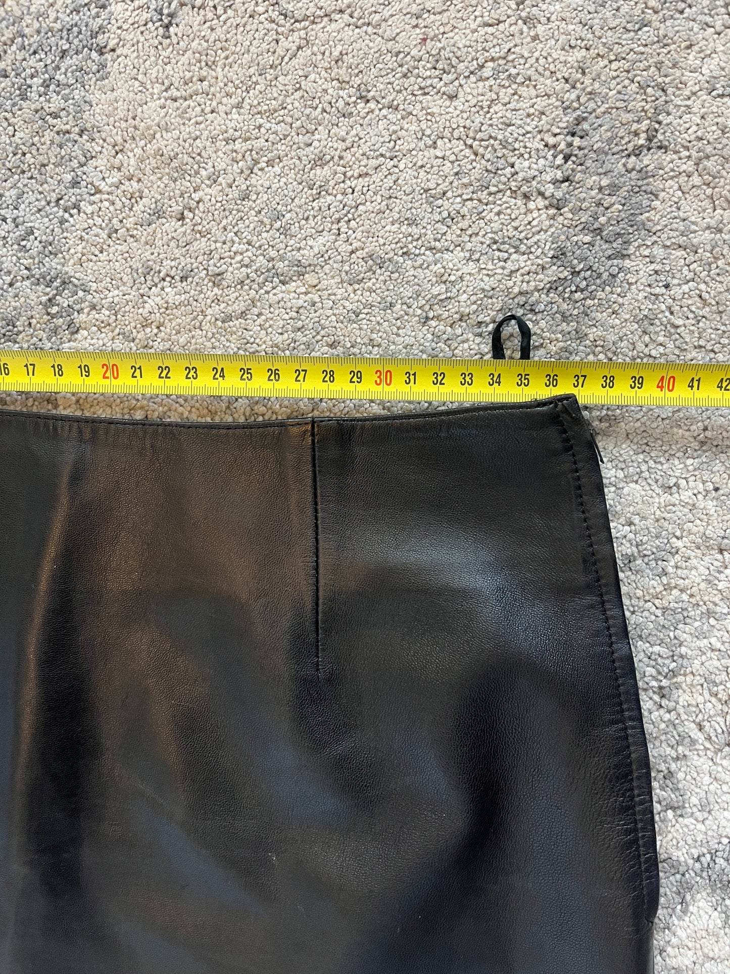 Prada 1999 leather skirt