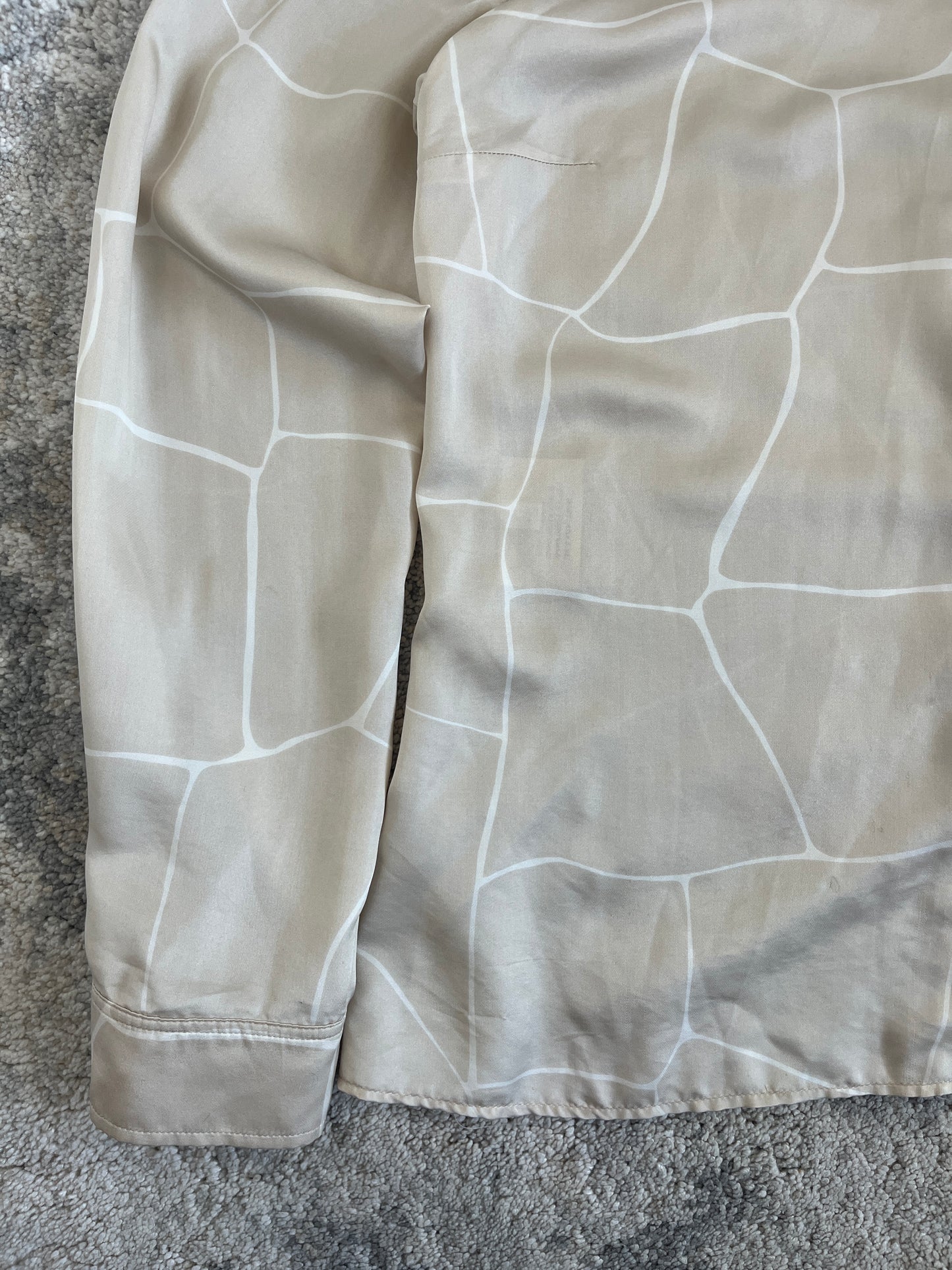Miu Miu 2000 nylon & silk shirt