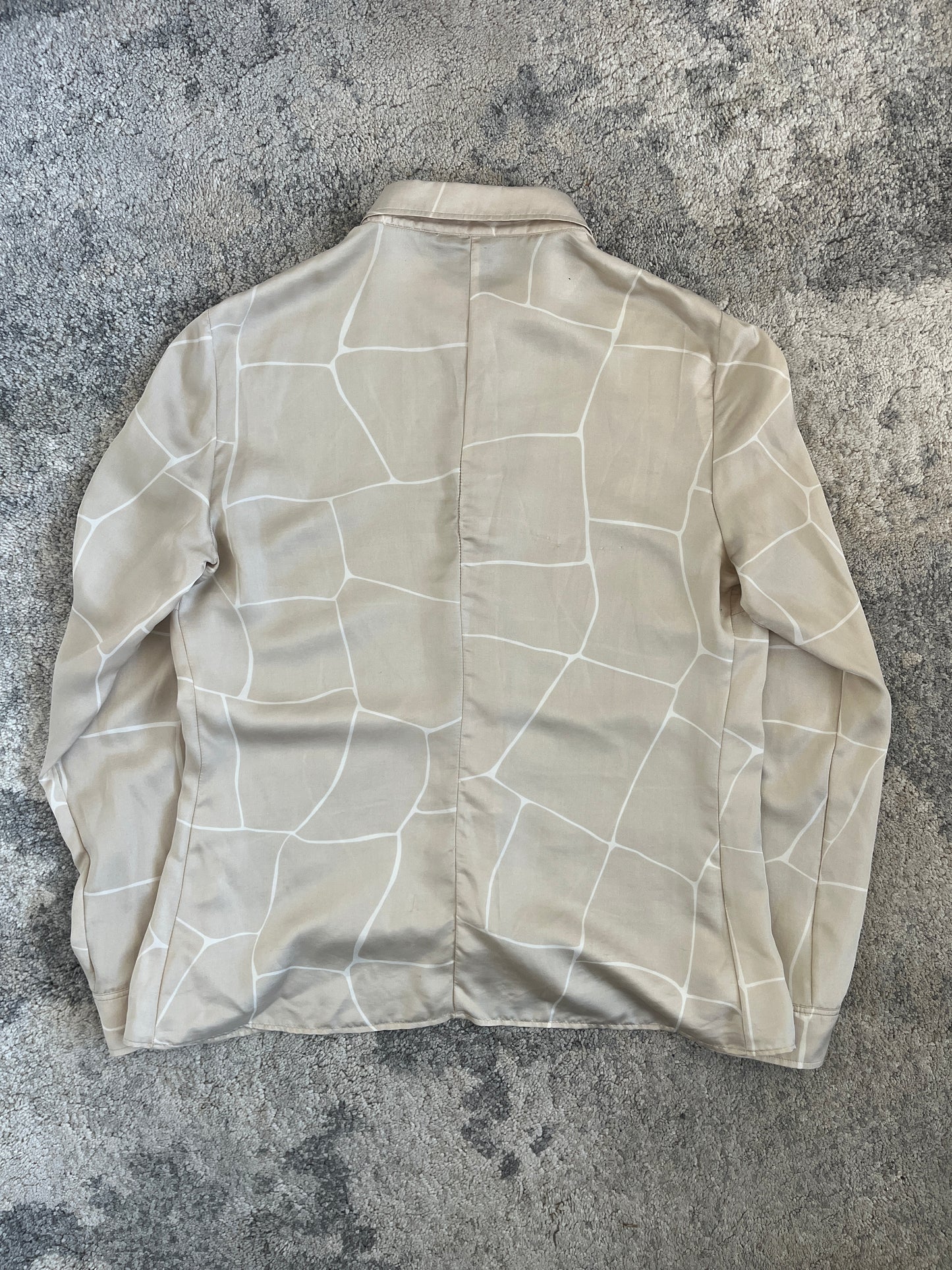 Miu Miu 2000 nylon & silk shirt