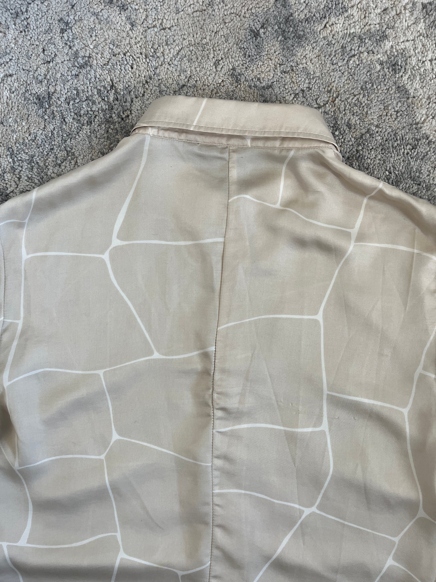 Miu Miu 2000 nylon & silk shirt