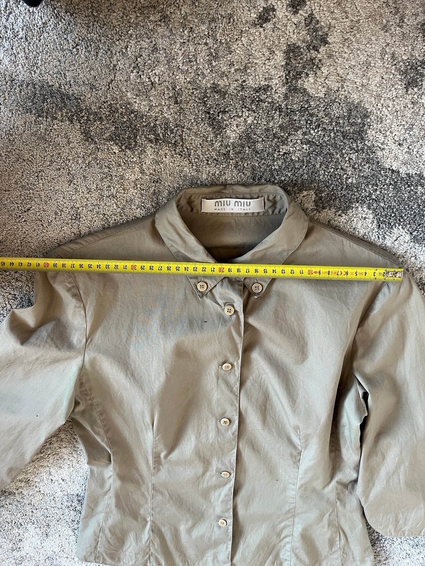 Miu Miu SS2000 cotton shirt