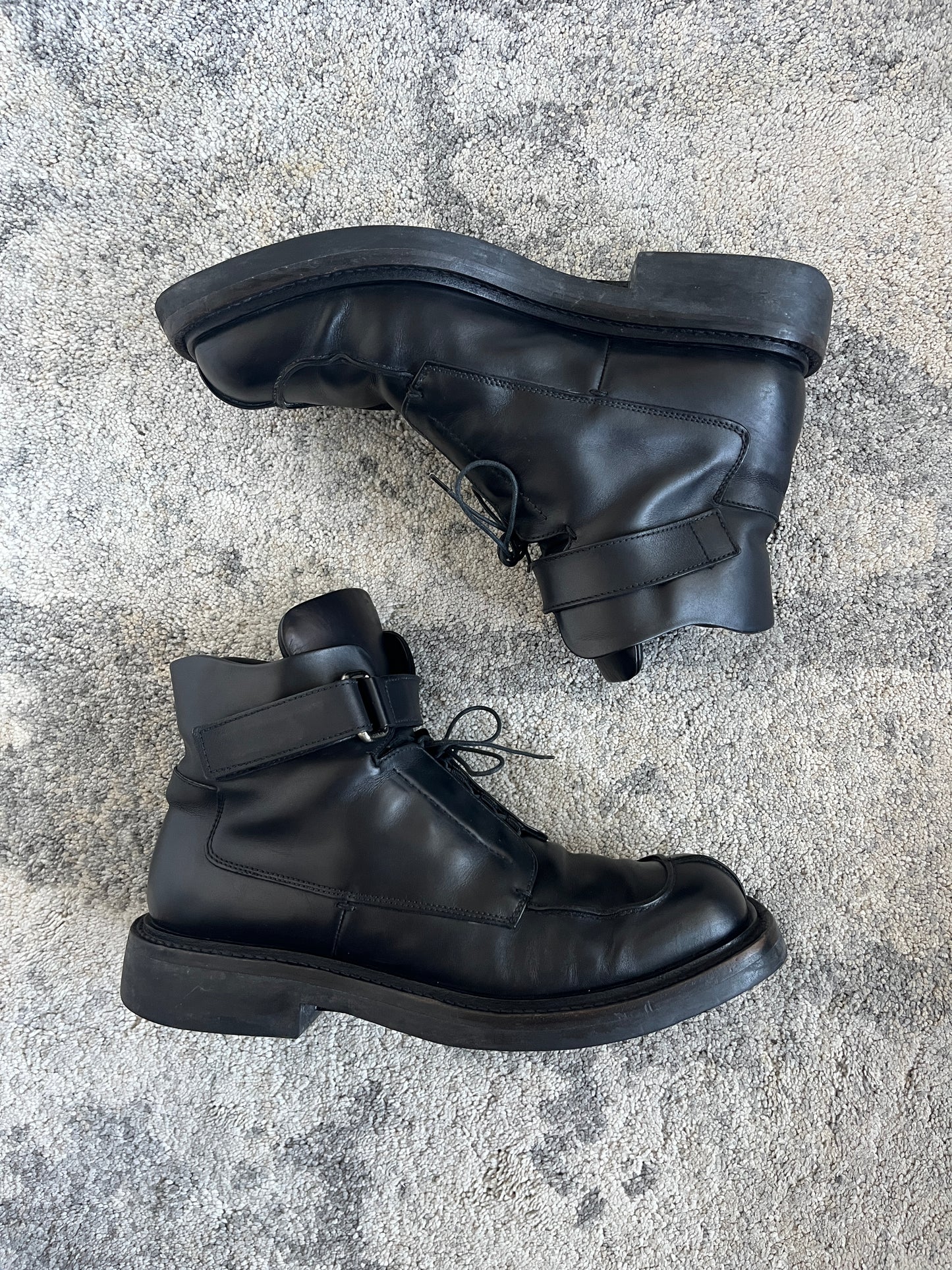 Prada FW1999 leather mid boots