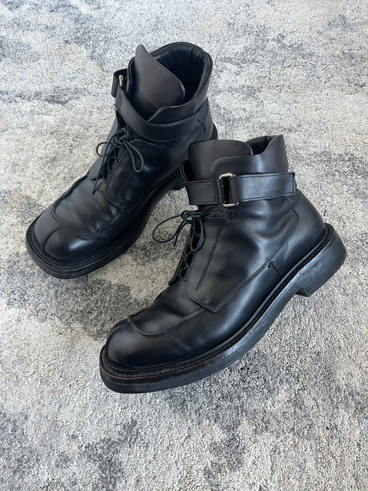 Prada FW1999 leather mid boots