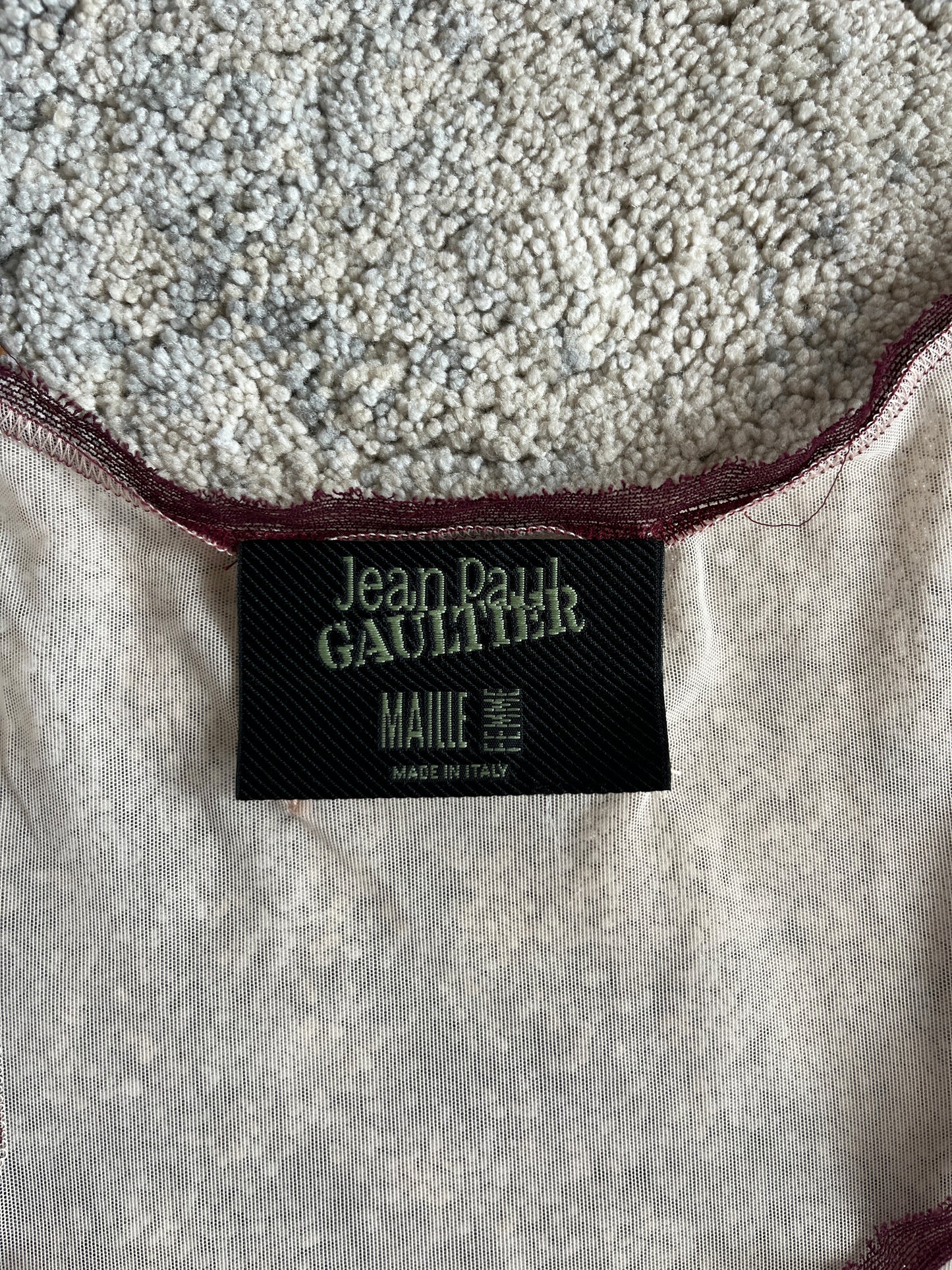 Jean Paul Gailtier 2000's mesh top tank