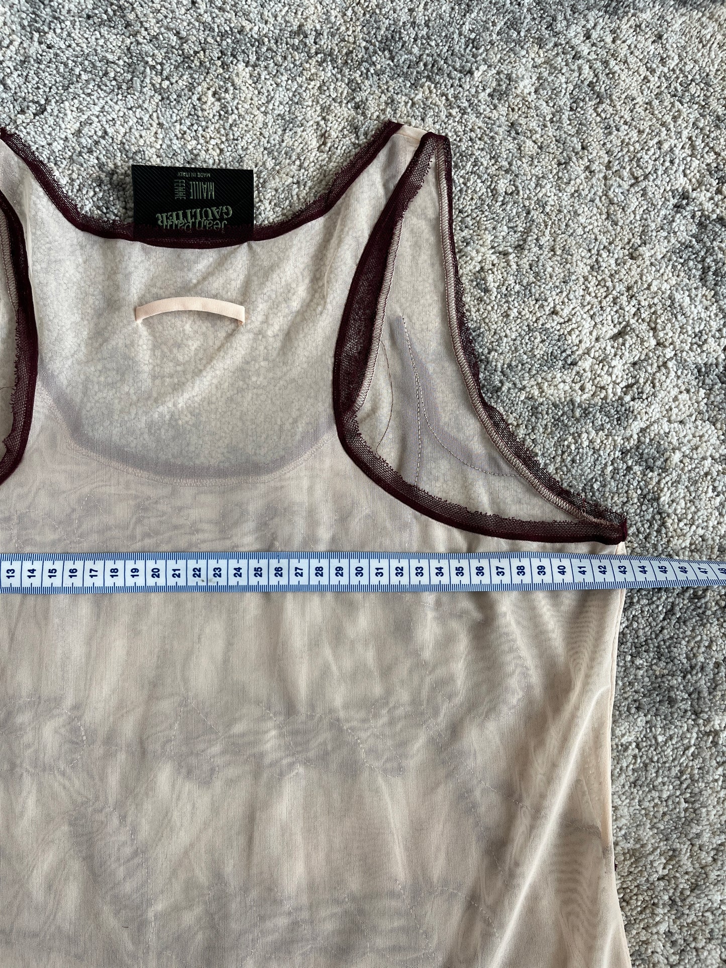 Jean Paul Gailtier 2000's mesh top tank