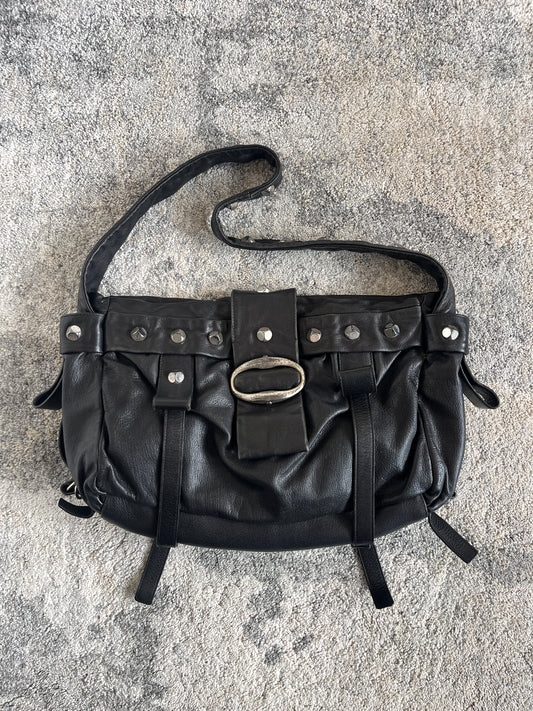 Yves Saint Laurent 2000's nails leather bag