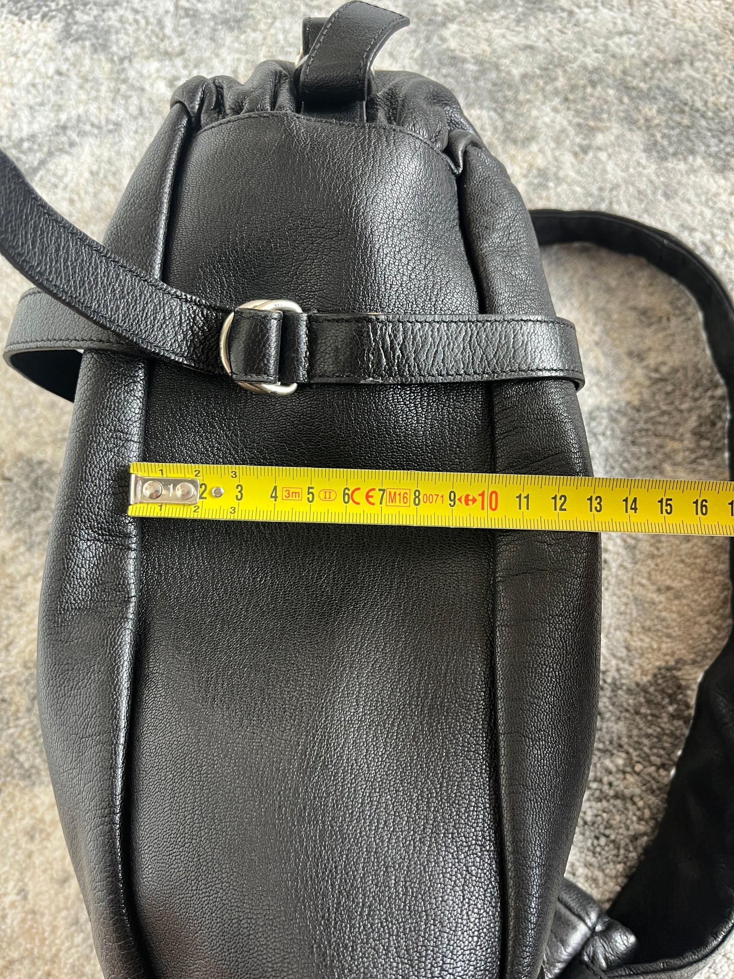 Yves Saint Laurent 2000's nails leather bag