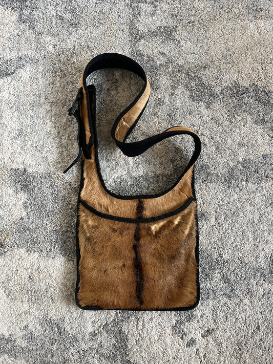 Miu Miu FW1999 fur & mesh shoulder bag