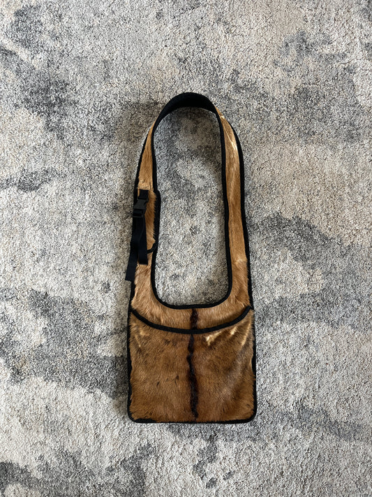 Miu Miu FW1999 fur & mesh shoulder bag