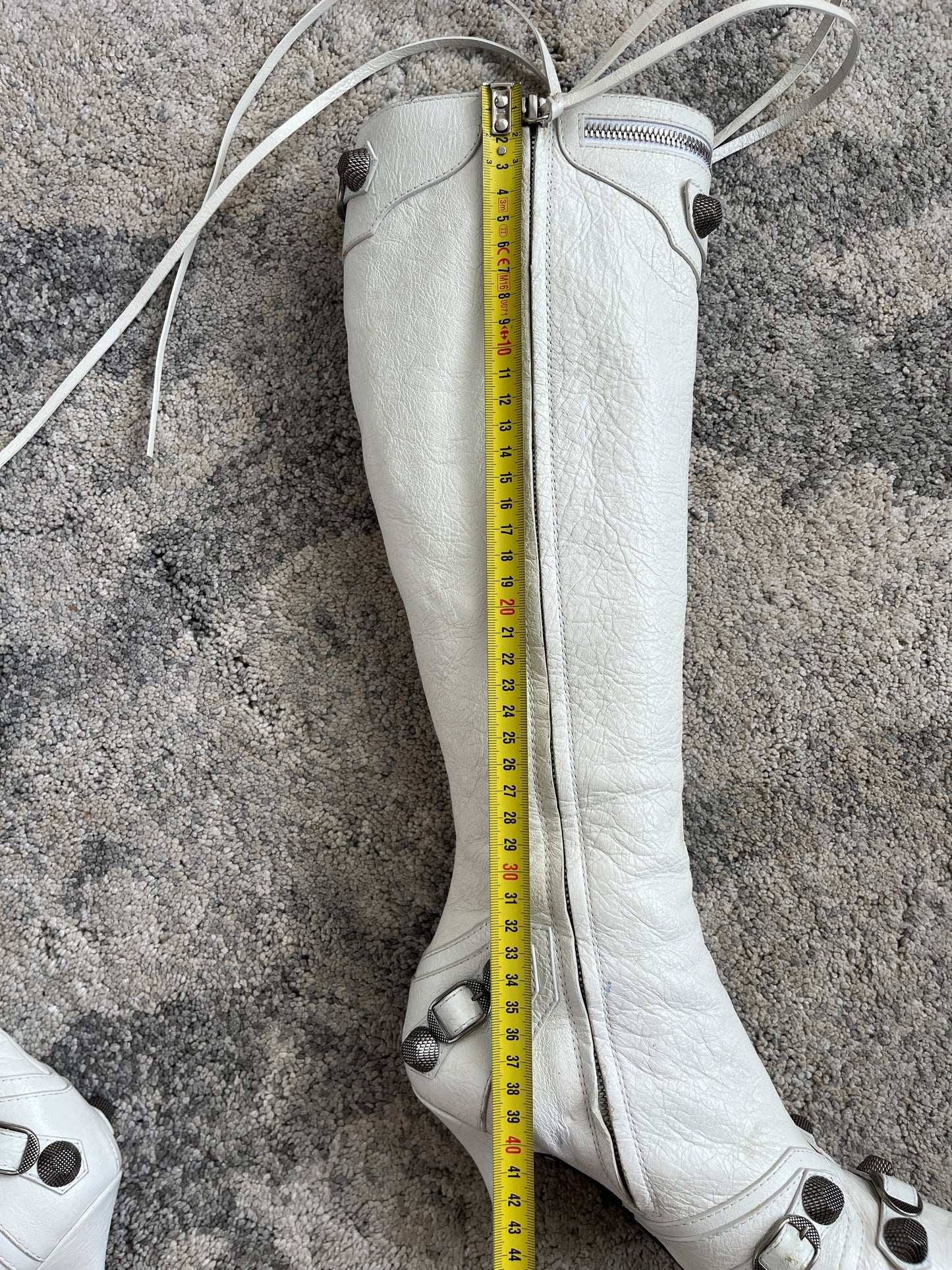 Balenciaga cagole leather boots