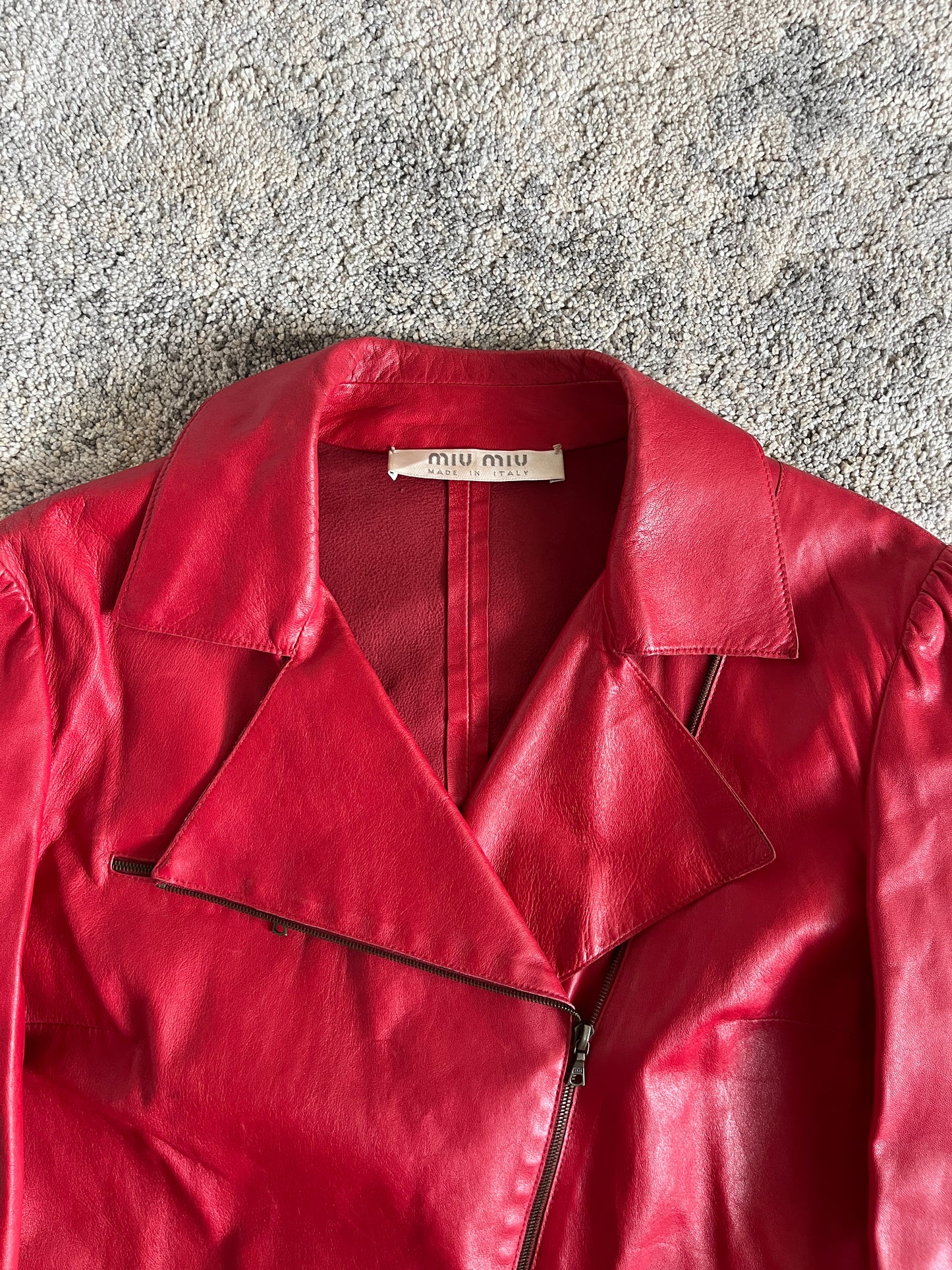 Miu Miu FW2000 leather perfecto
