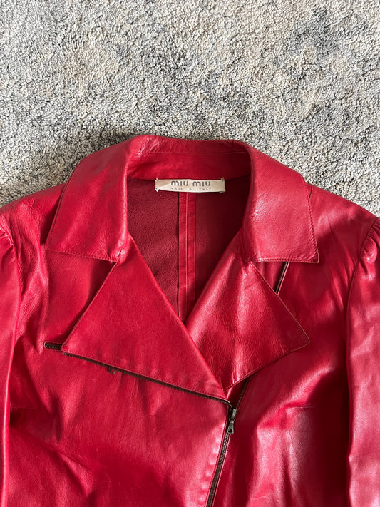 Miu Miu FW2000 leather perfecto