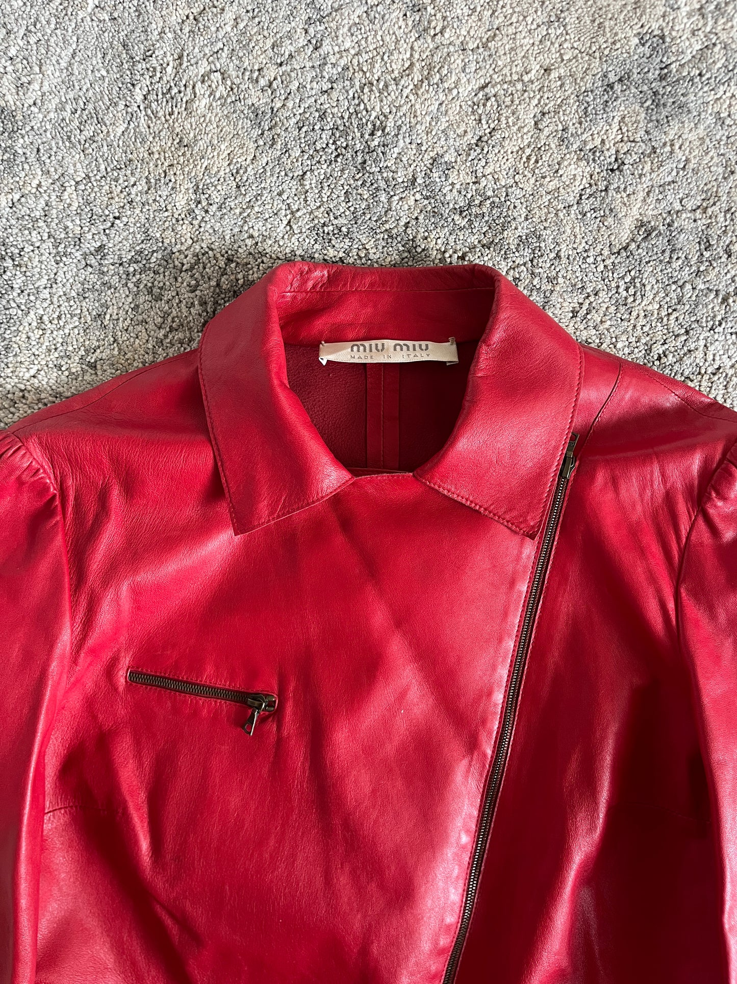 Miu Miu FW2000 leather perfecto