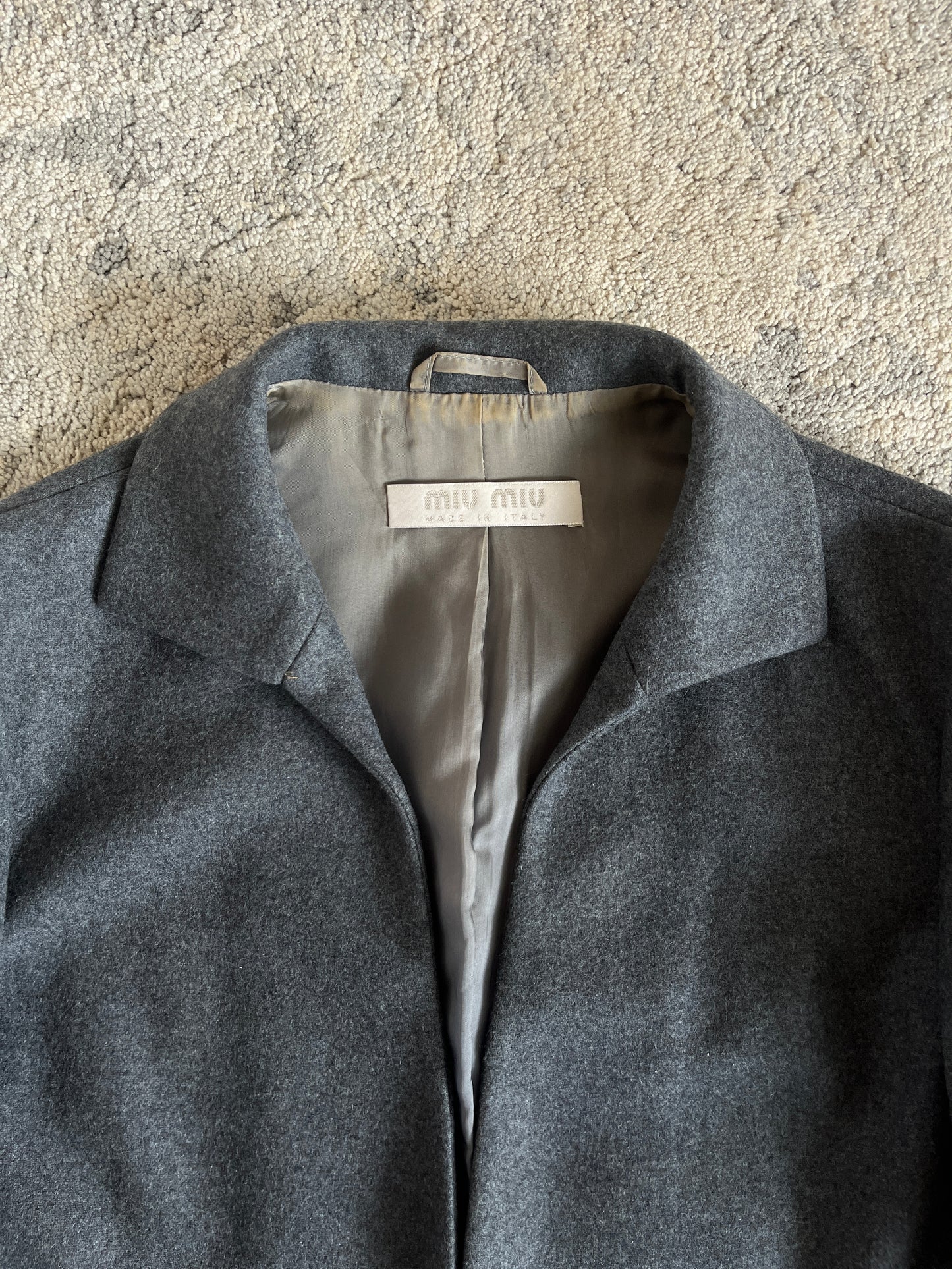 Miu Miu 1998 wool tailored jacket