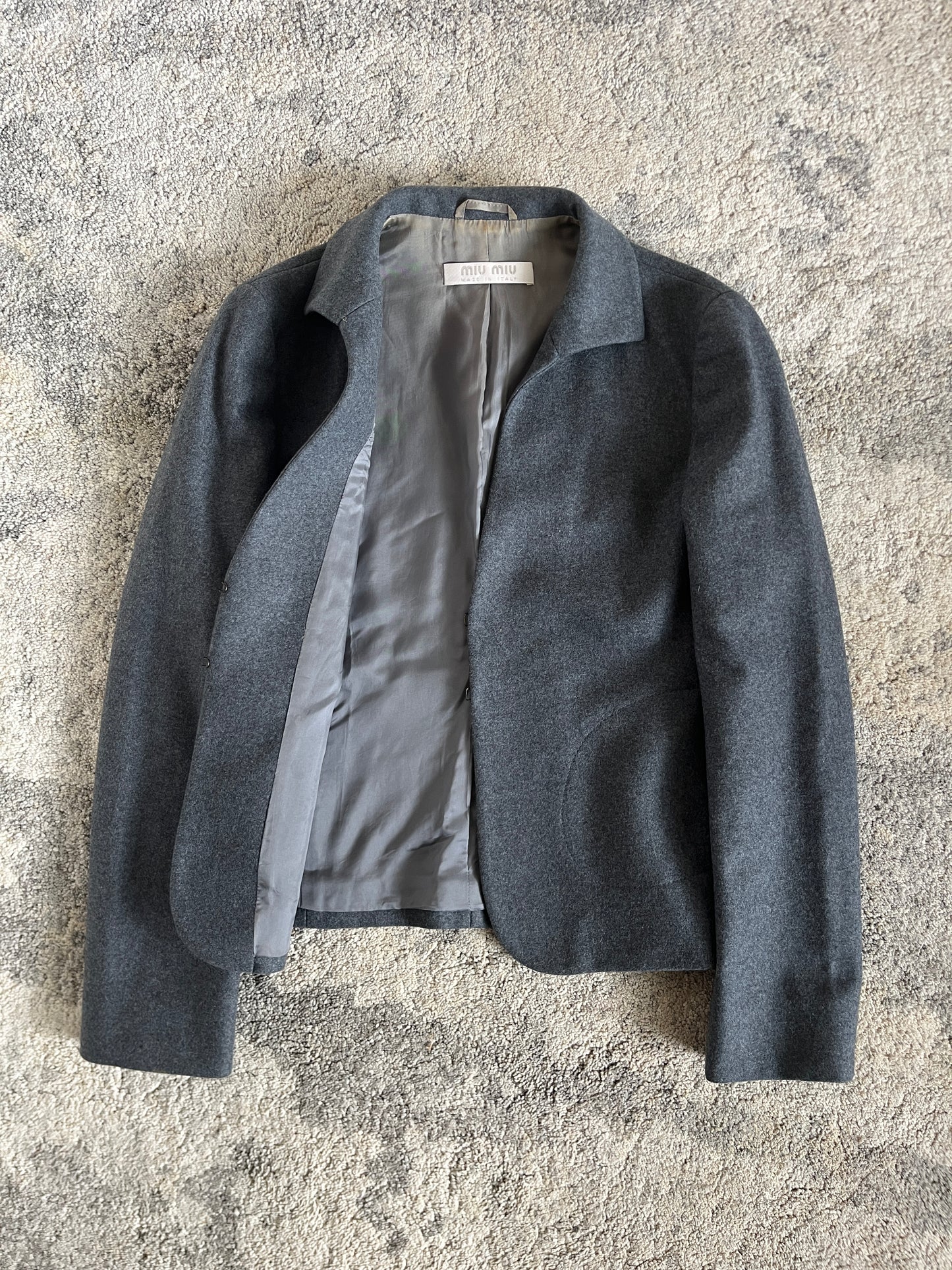 Miu Miu 1998 wool tailored jacket