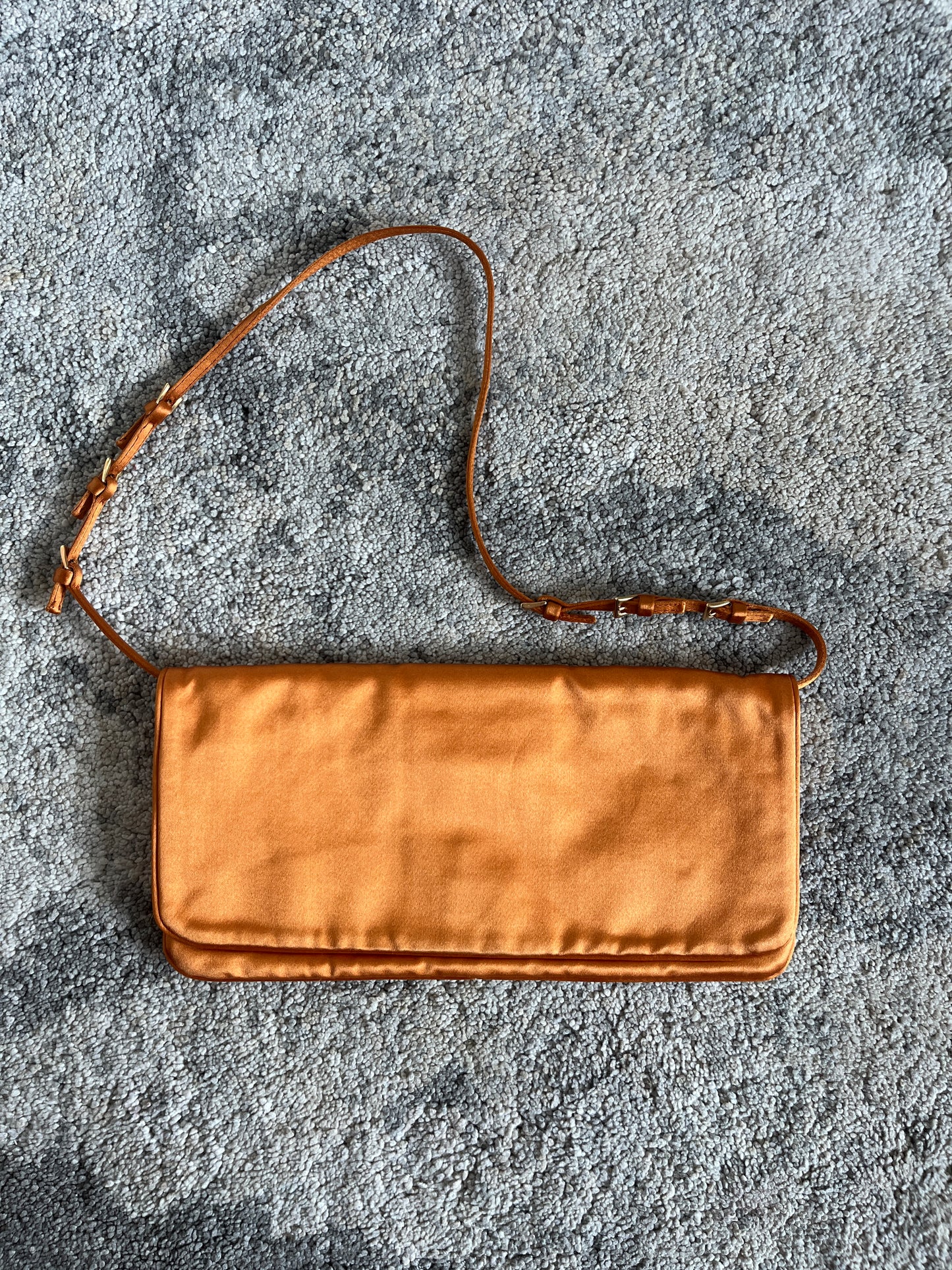 Prada 2000 nylon satin shoulder bag