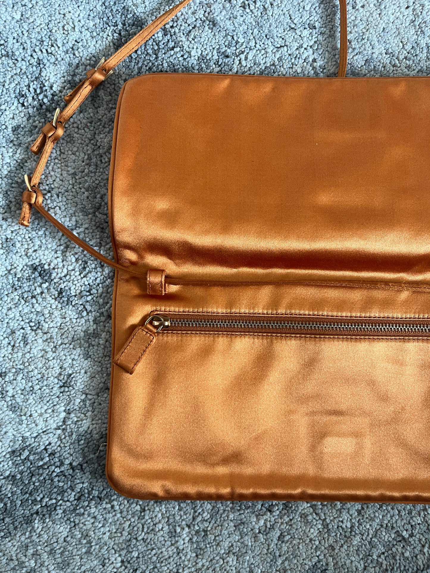 Prada 2000 nylon satin shoulder bag