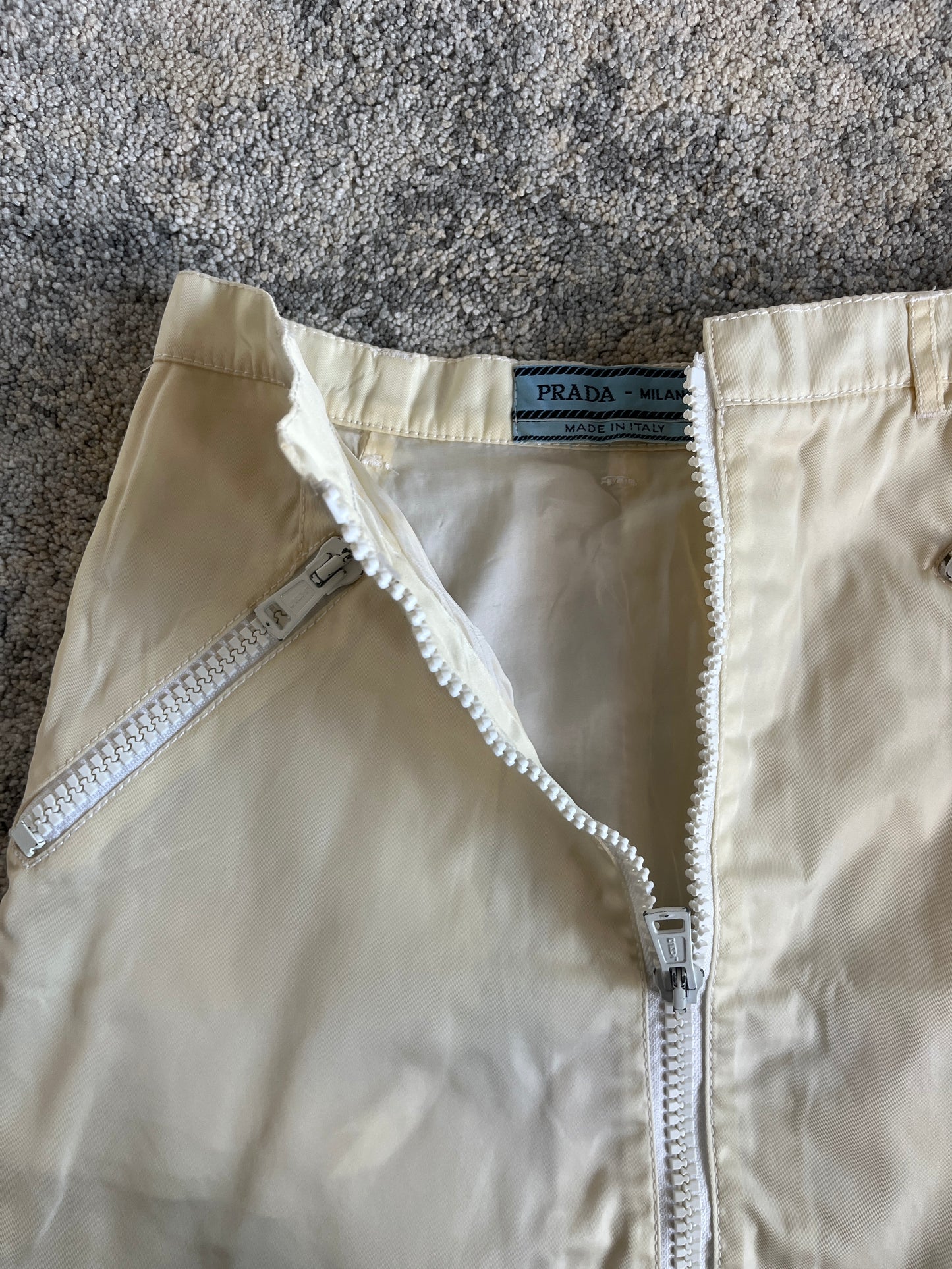 Prada SS1994 nylon skirt