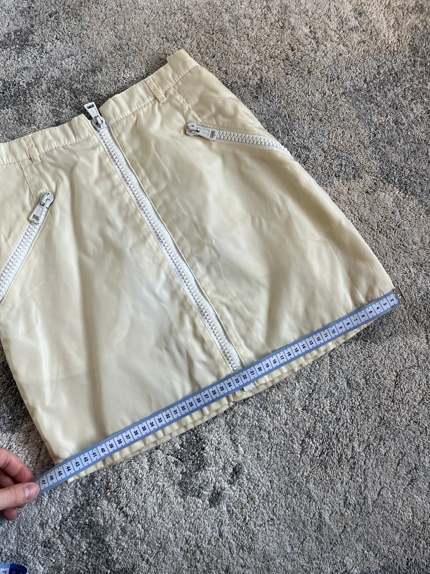 Prada SS1994 nylon skirt