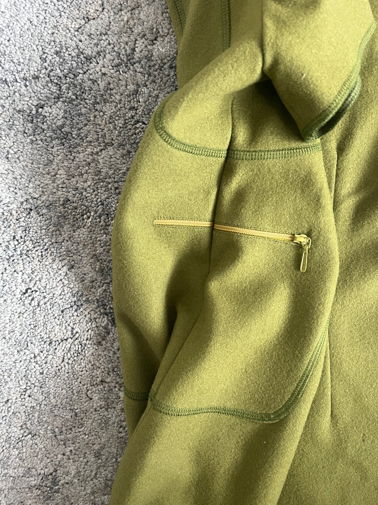 Miu Miu 1999 wool pistache dress
