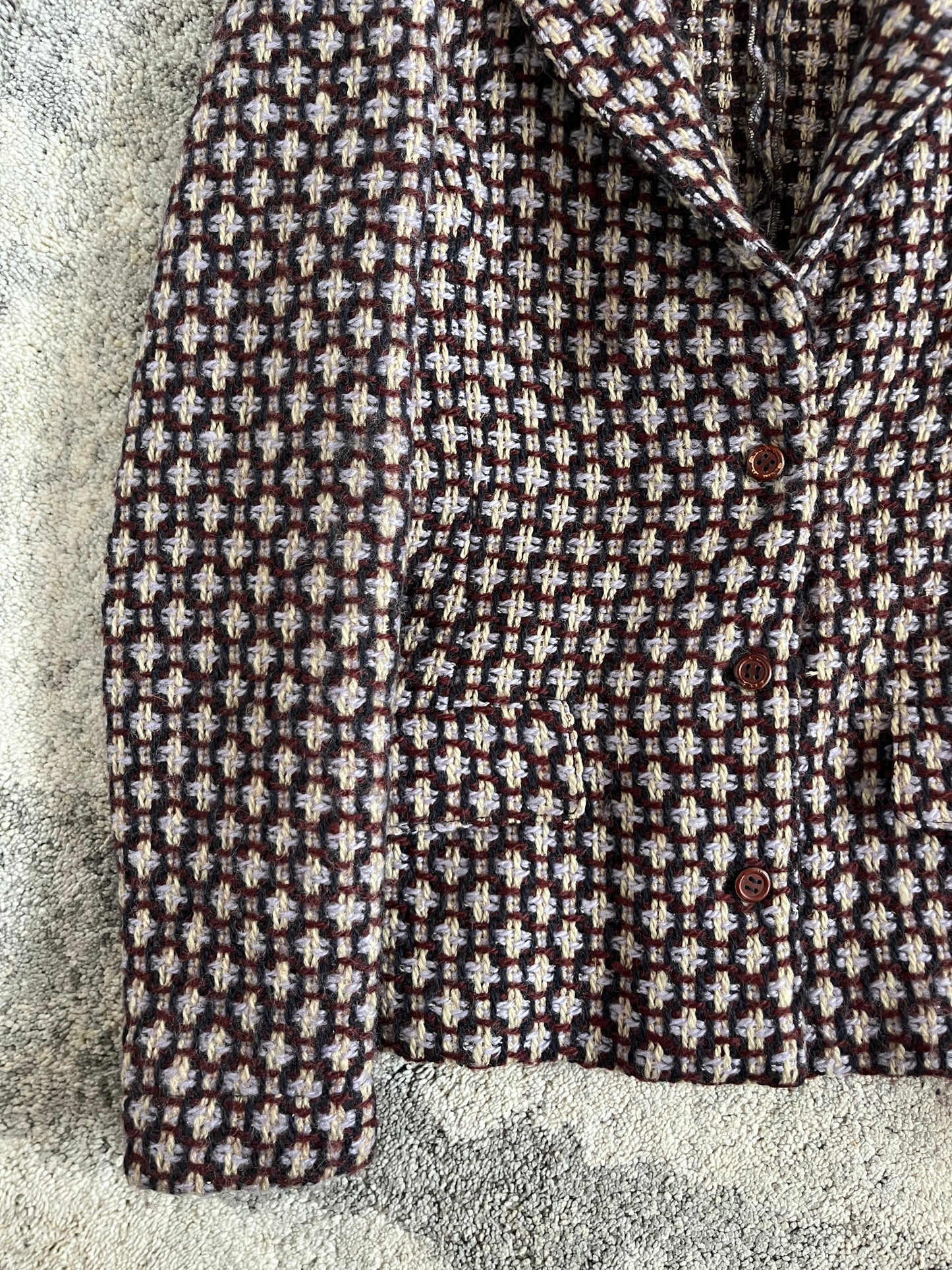 Miu Miu FW2000 wool jacquard blazer