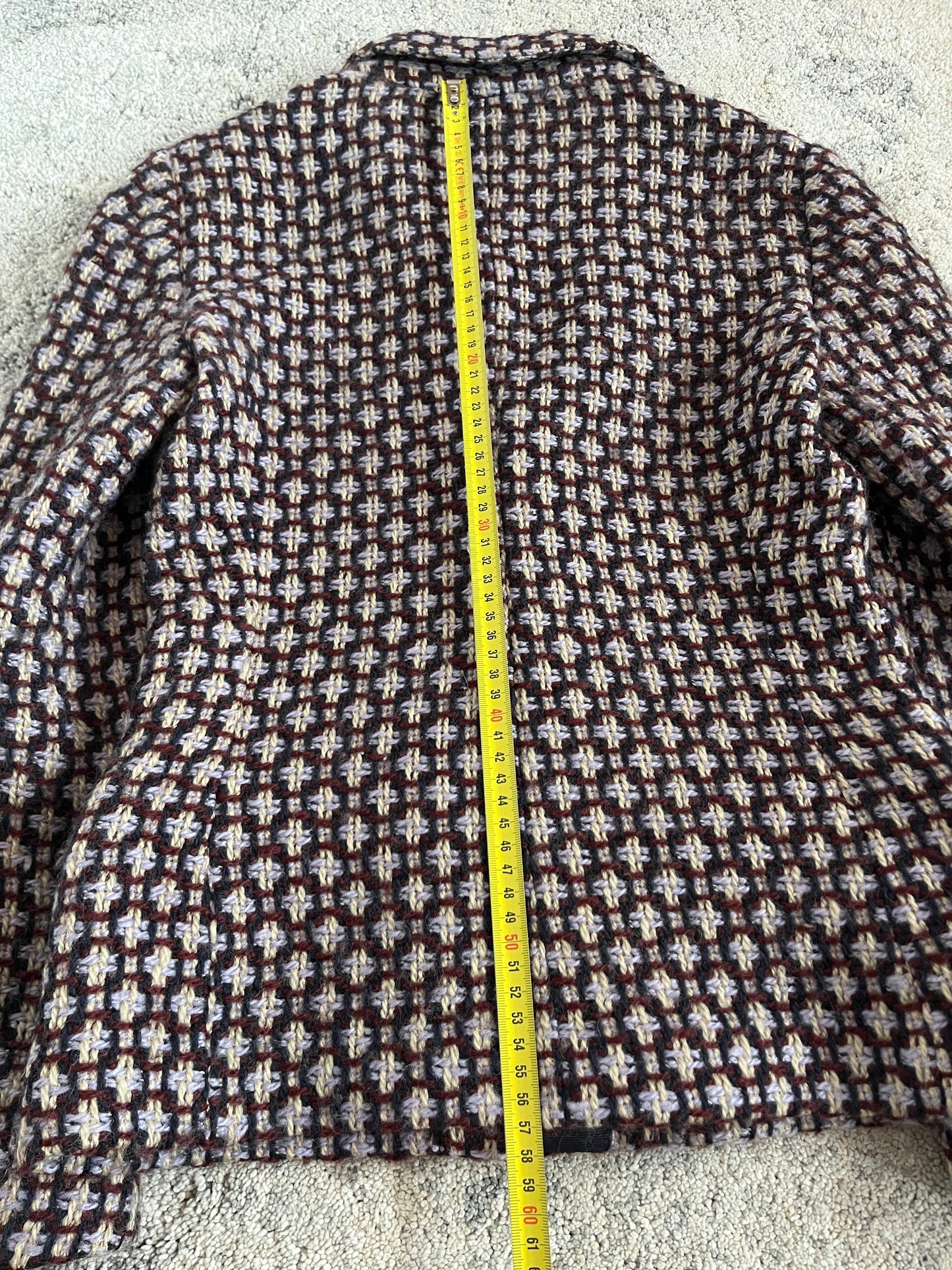 Miu Miu FW2000 wool jacquard blazer