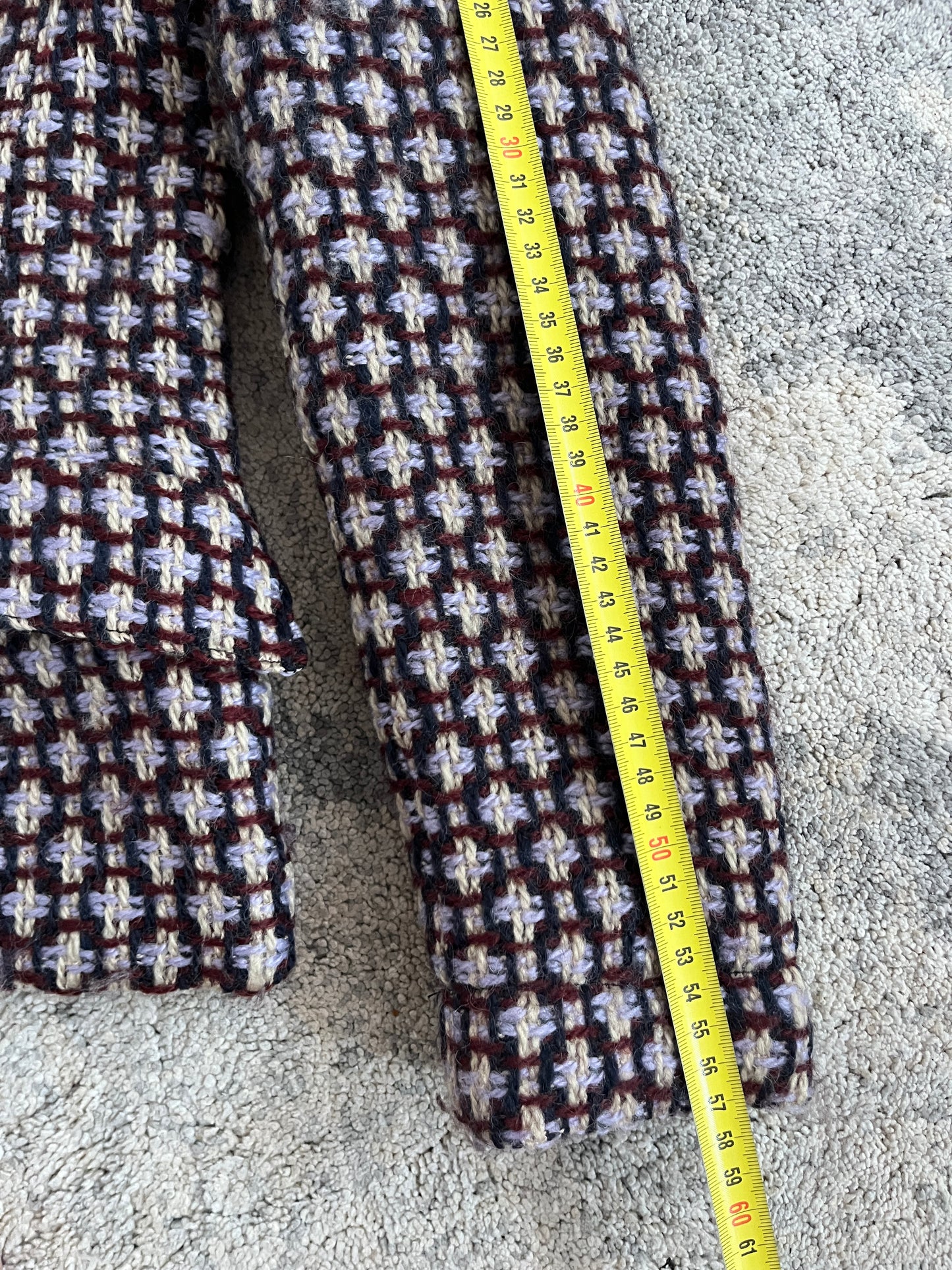 Miu Miu FW2000 wool jacquard blazer