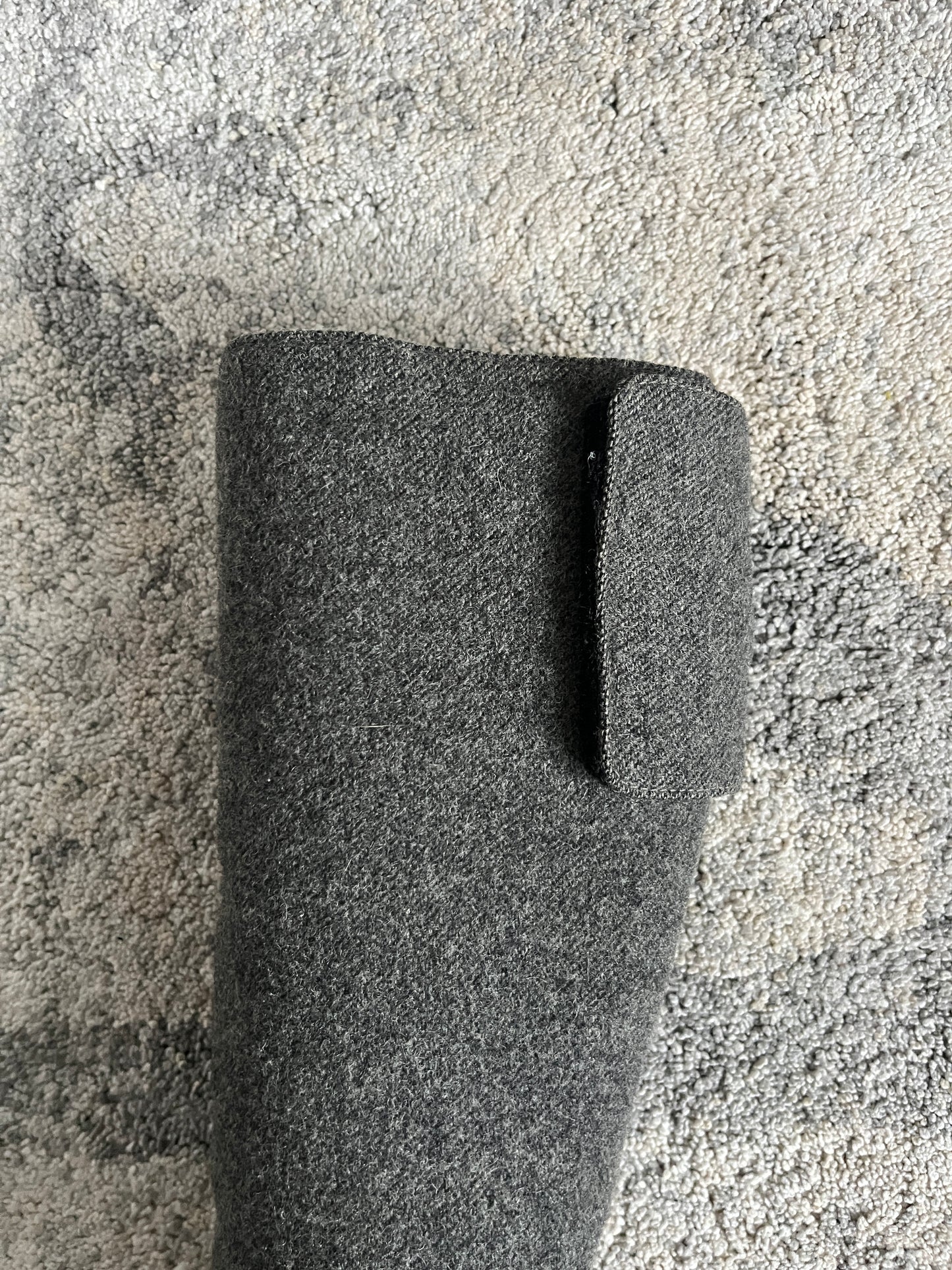 Prada SS1999 wool velcro boots