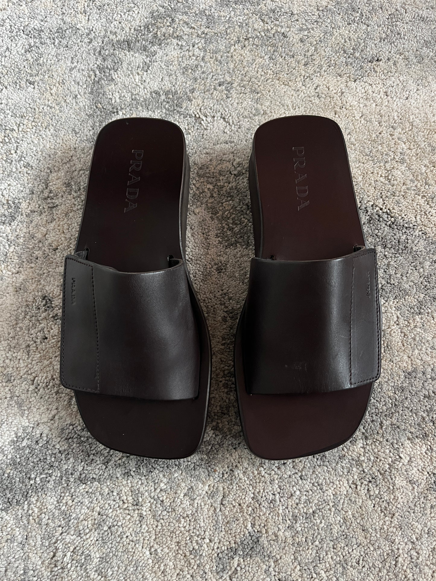 Prada SS1999 plateform sandals