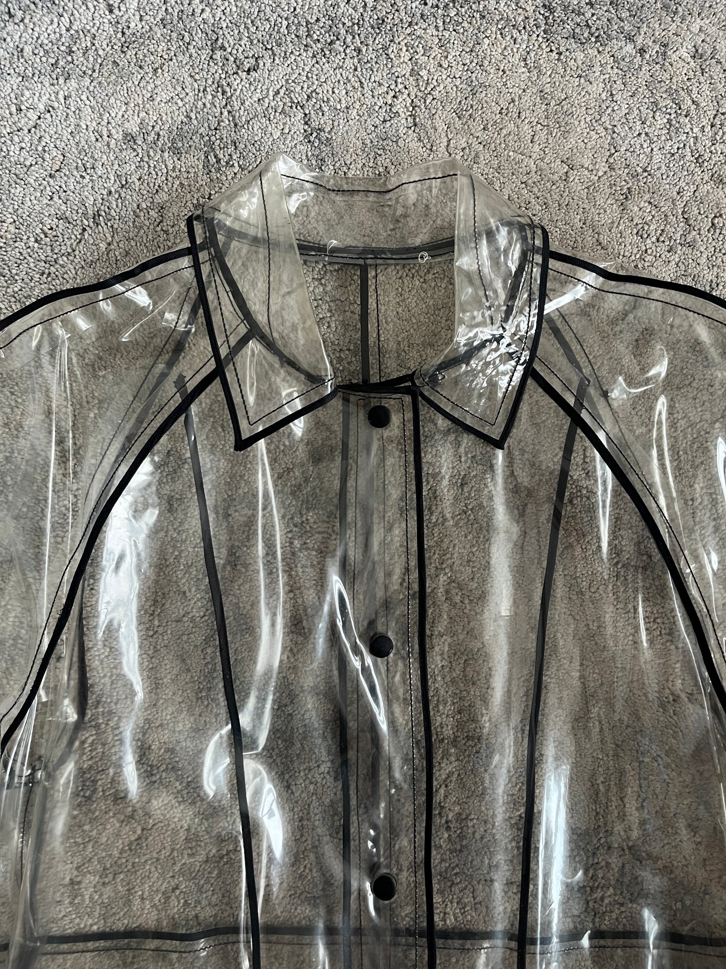 Prada FW2002 transparent PVC trench