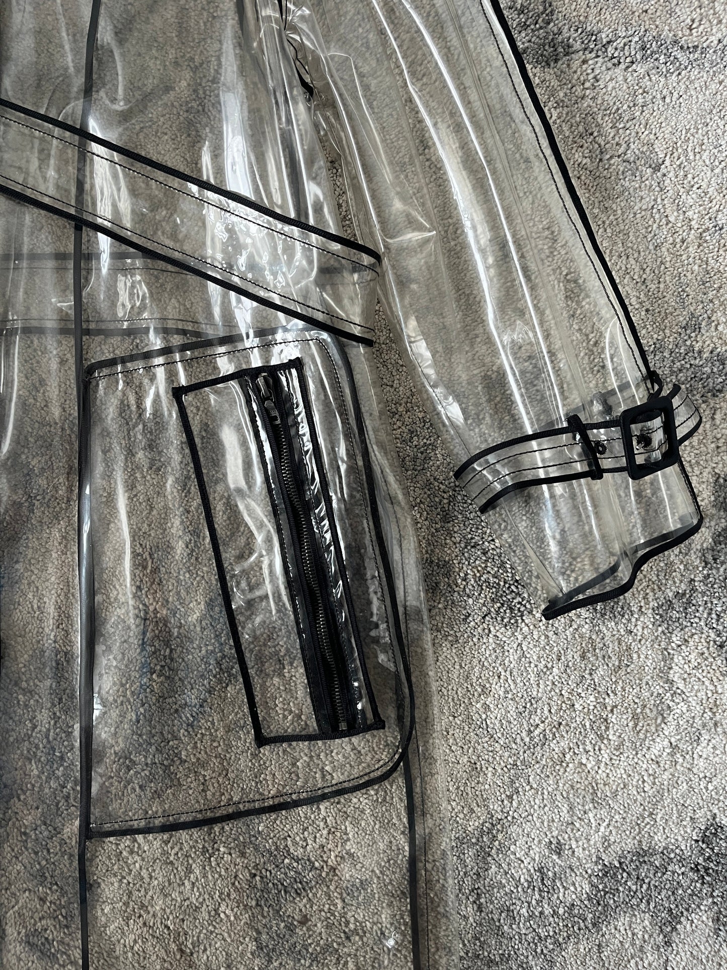 Prada FW2002 transparent PVC trench