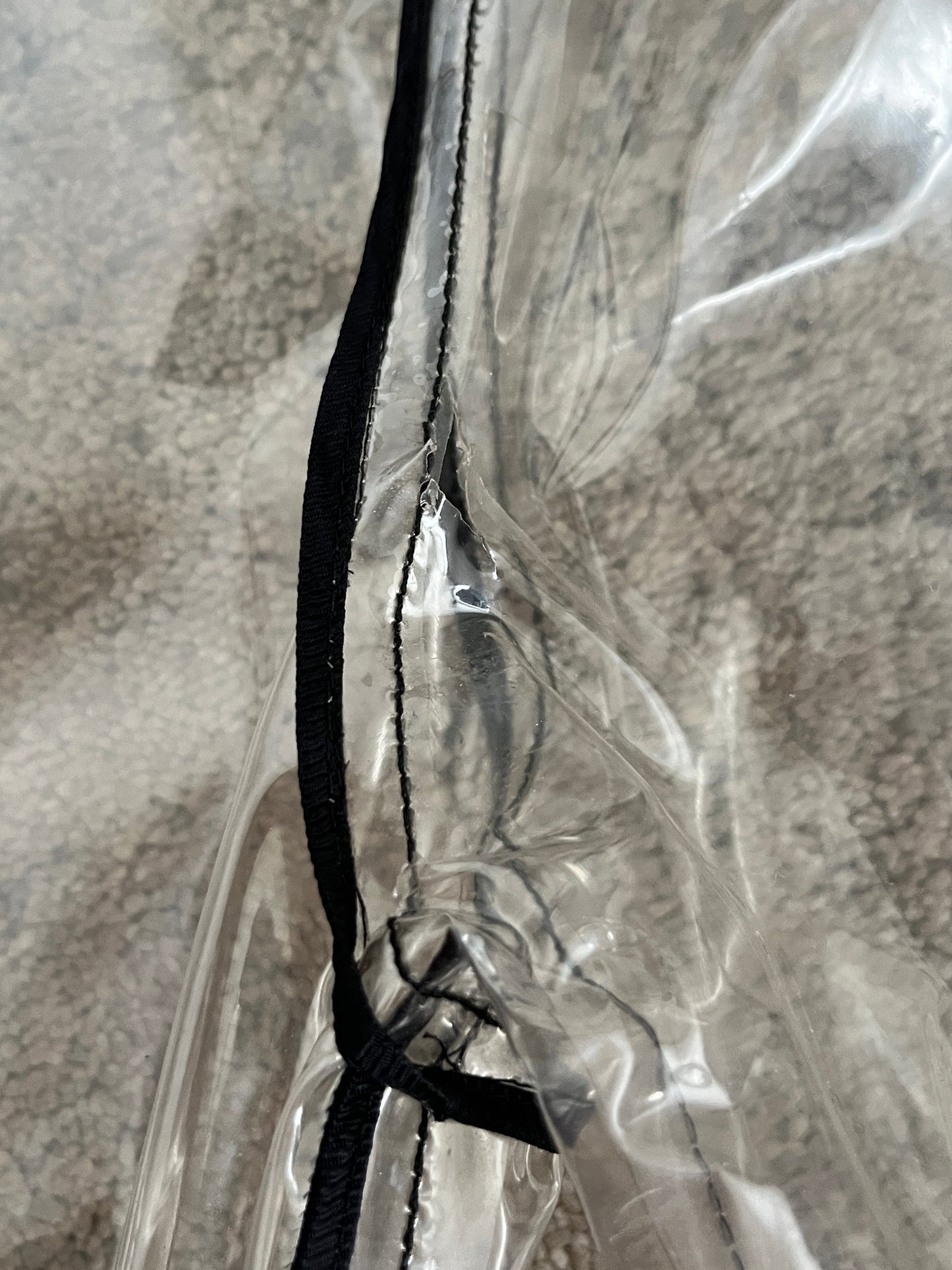 Prada FW2002 transparent PVC trench