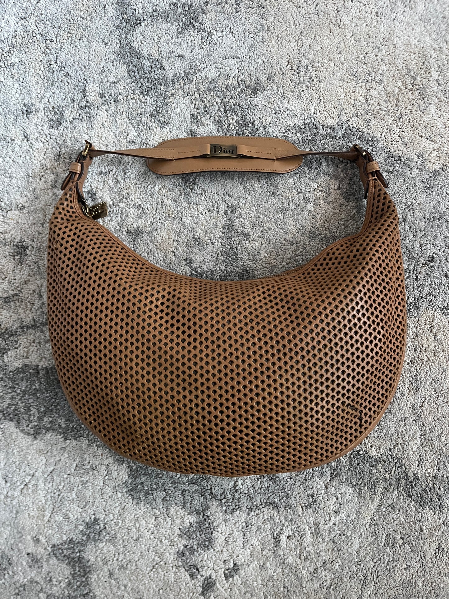 Dior 2000's perfored leather lunar bag