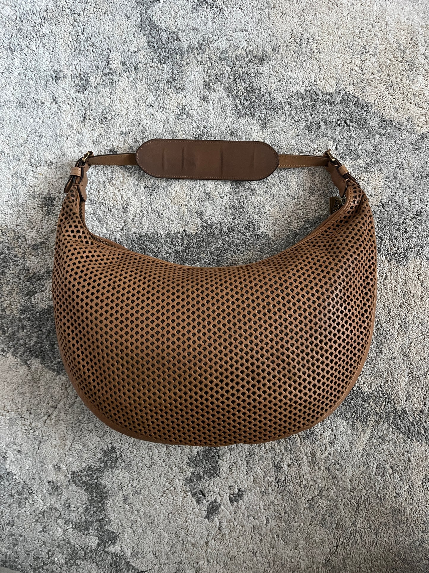 Dior 2000's perfored leather lunar bag