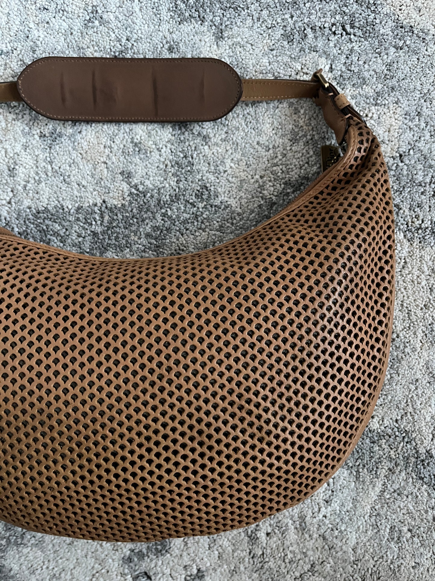 Dior 2000's perfored leather lunar bag