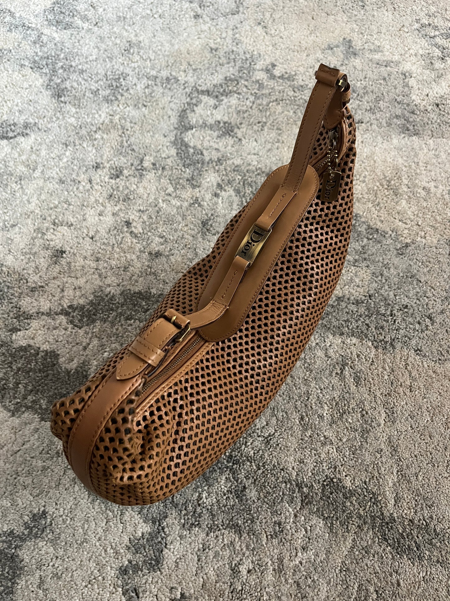 Dior 2000's perfored leather lunar bag