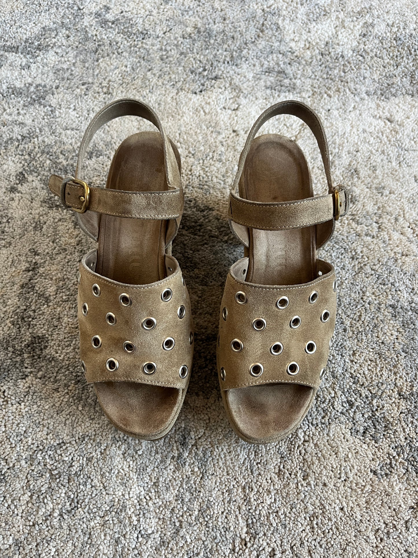 Miu Miu SS1993 plateform sandals