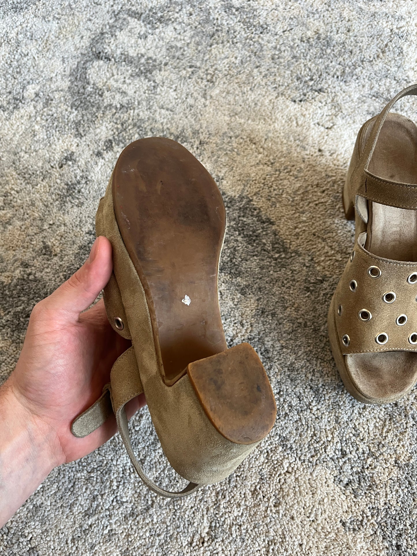 Miu Miu SS1993 plateform sandals