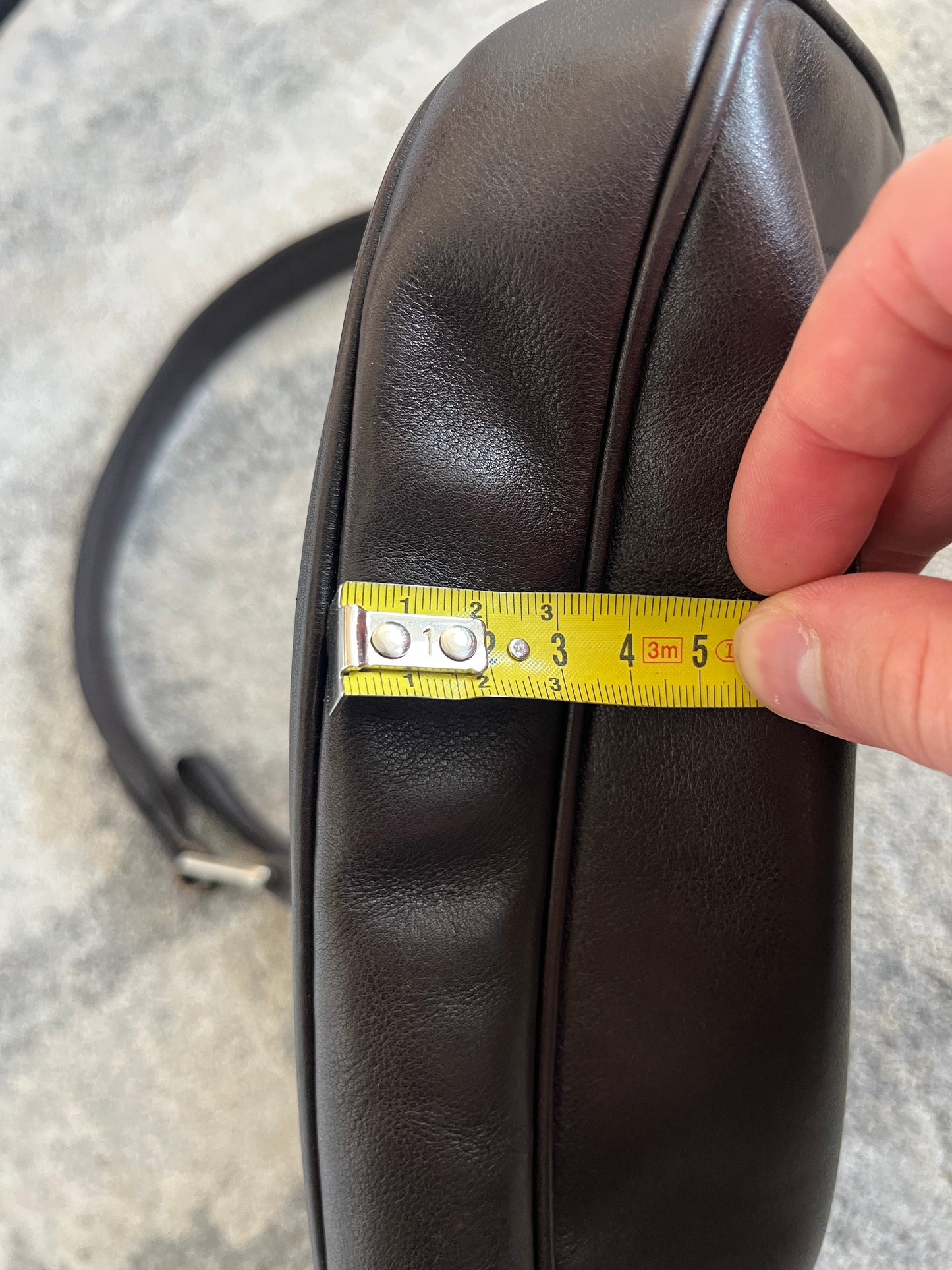 Prada FW1999 brown leather crossbody bag