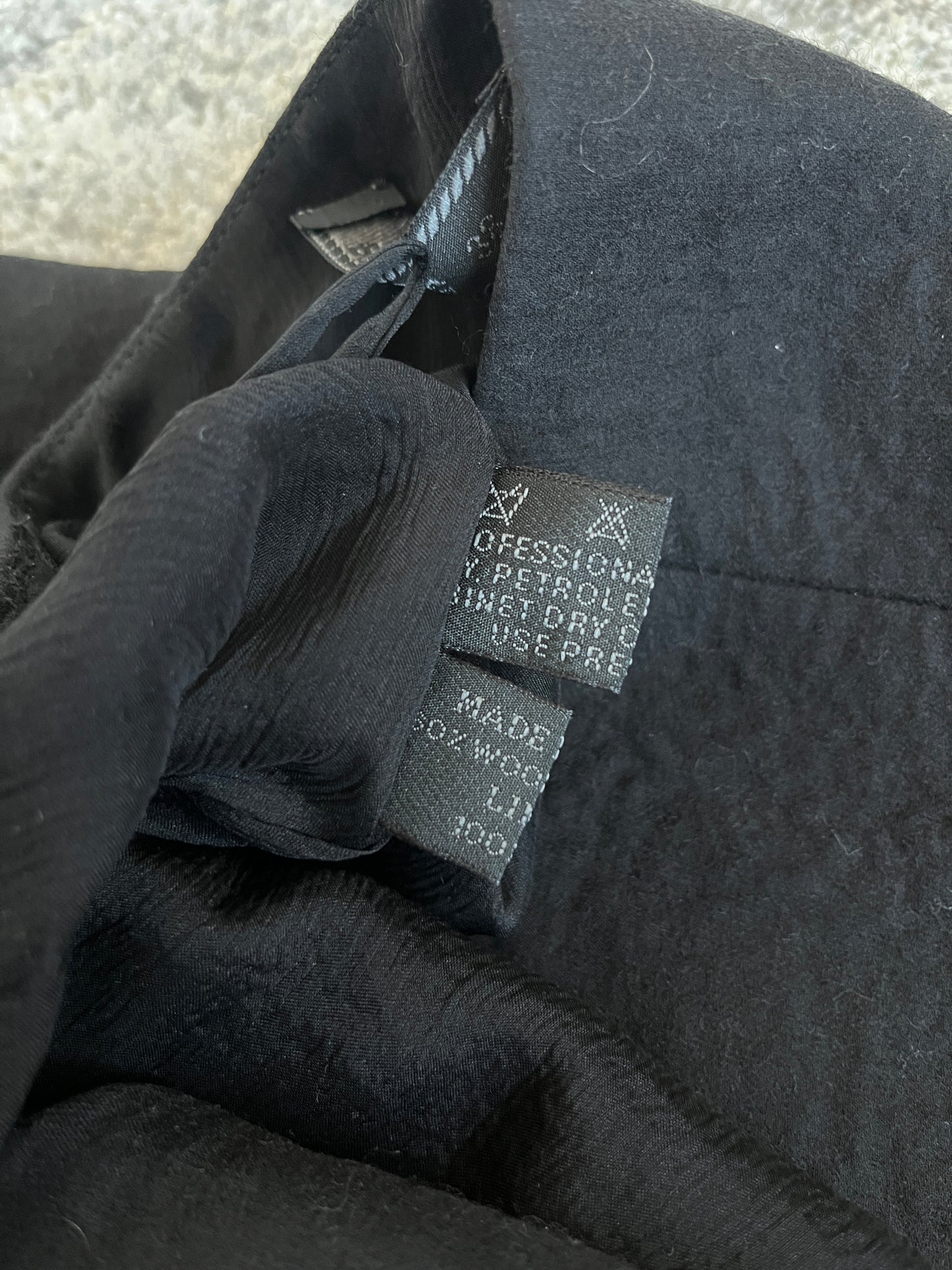 Prada FW1998 wool strap skirt