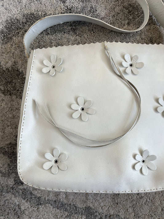 Prada FW1993 leather flowers crossbody bag