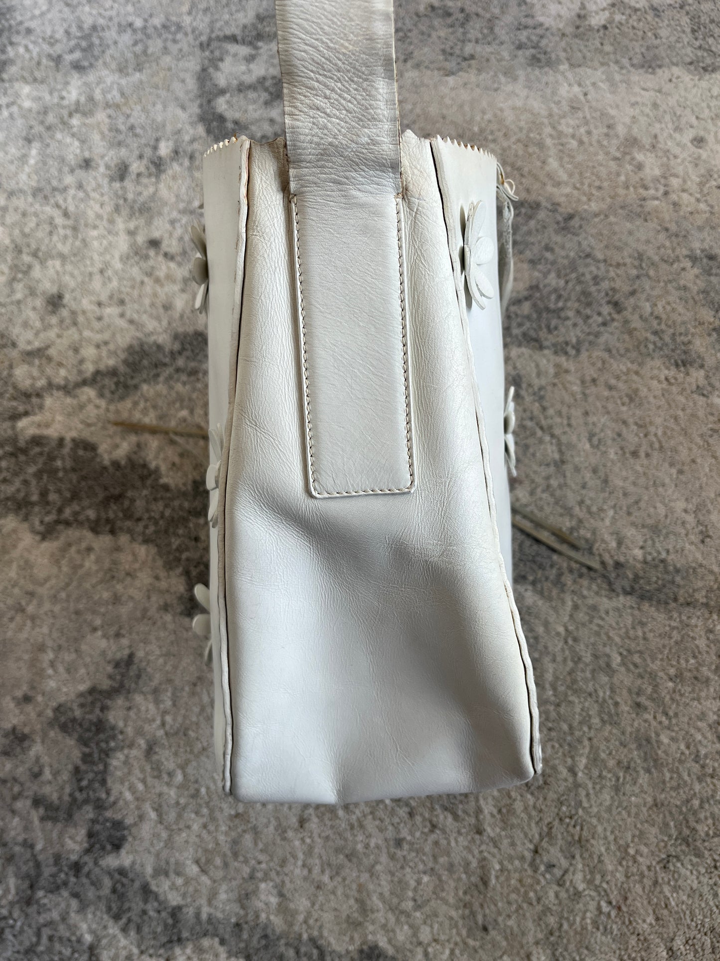 Prada FW1993 leather flowers crossbody bag