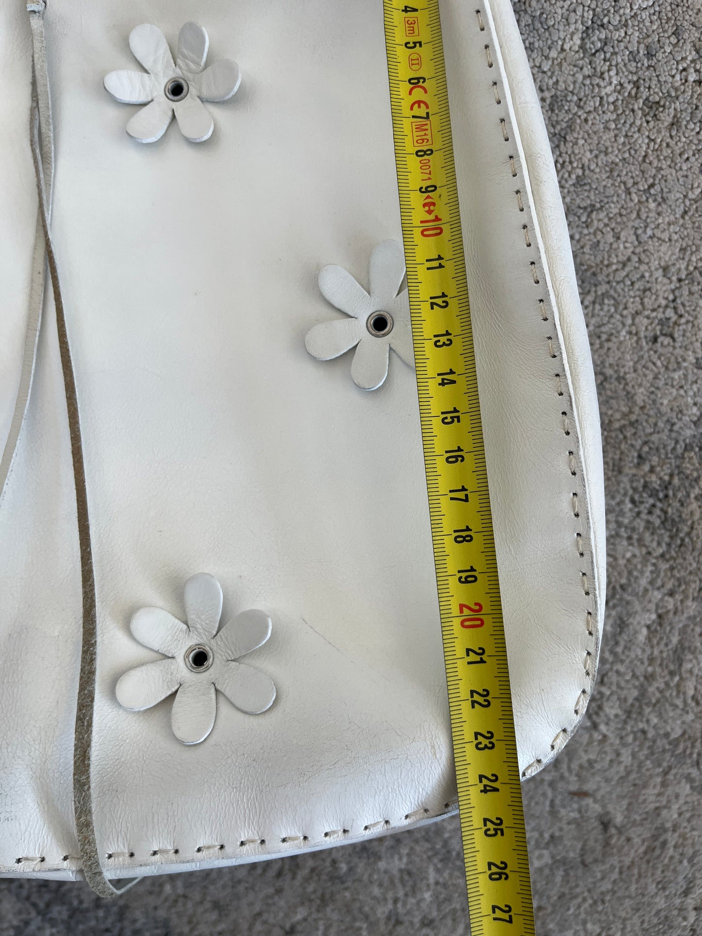 Prada FW1993 leather flowers crossbody bag