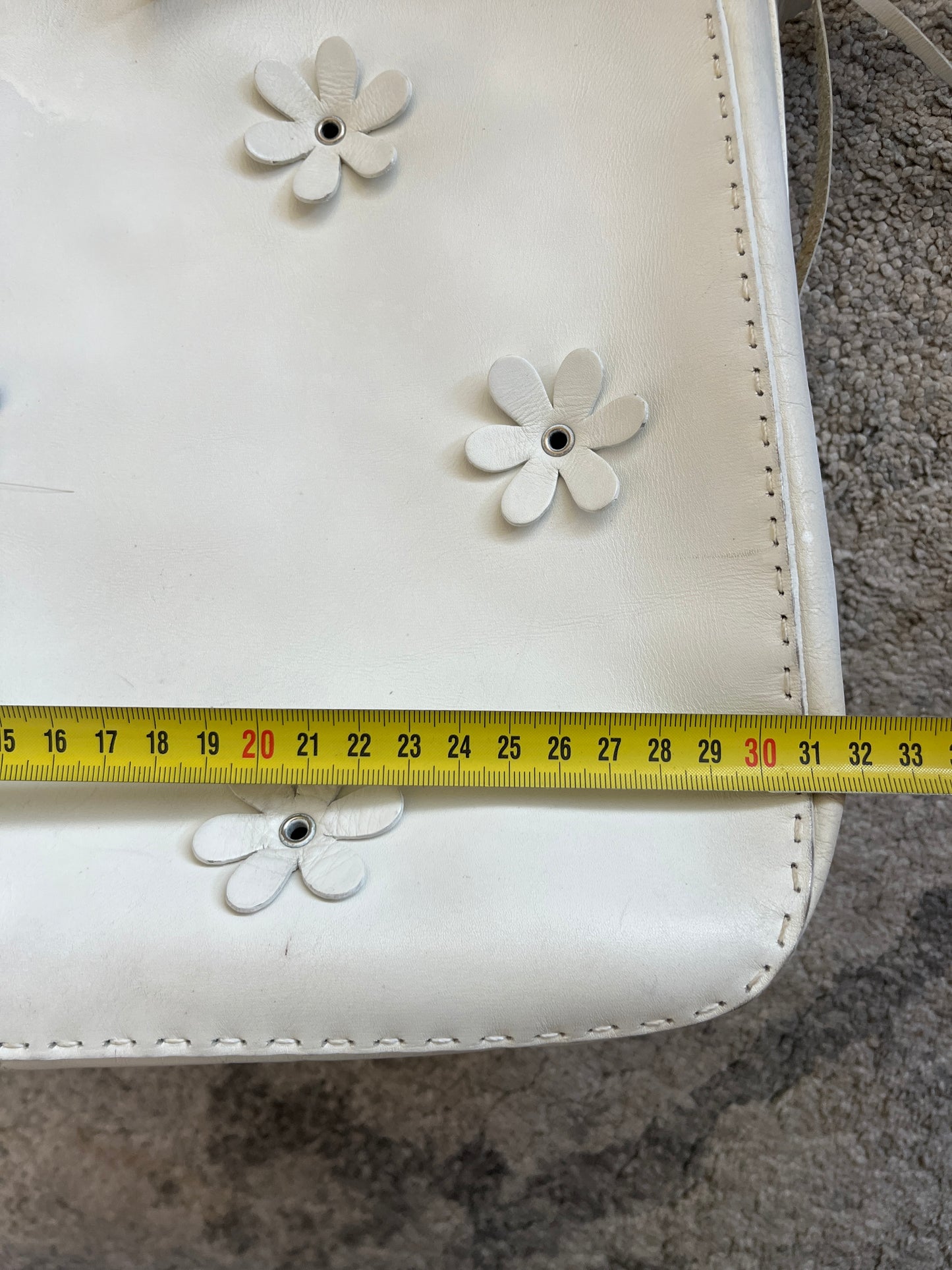 Prada FW1993 leather flowers crossbody bag